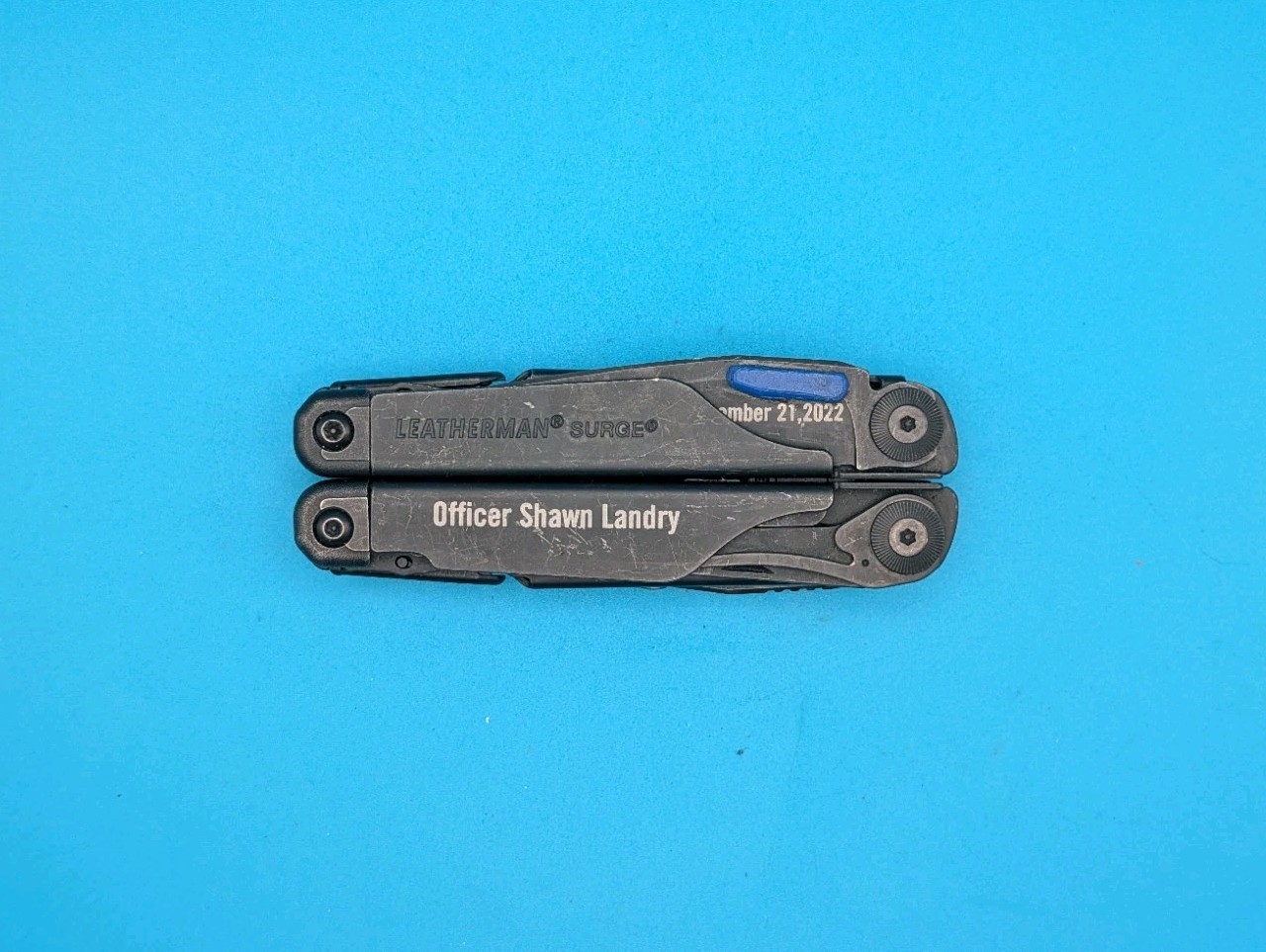 Leatherman Surge Heavy Duty Multi-Tool! GOOD WORKING CONDITION! BLACK OXIDE!