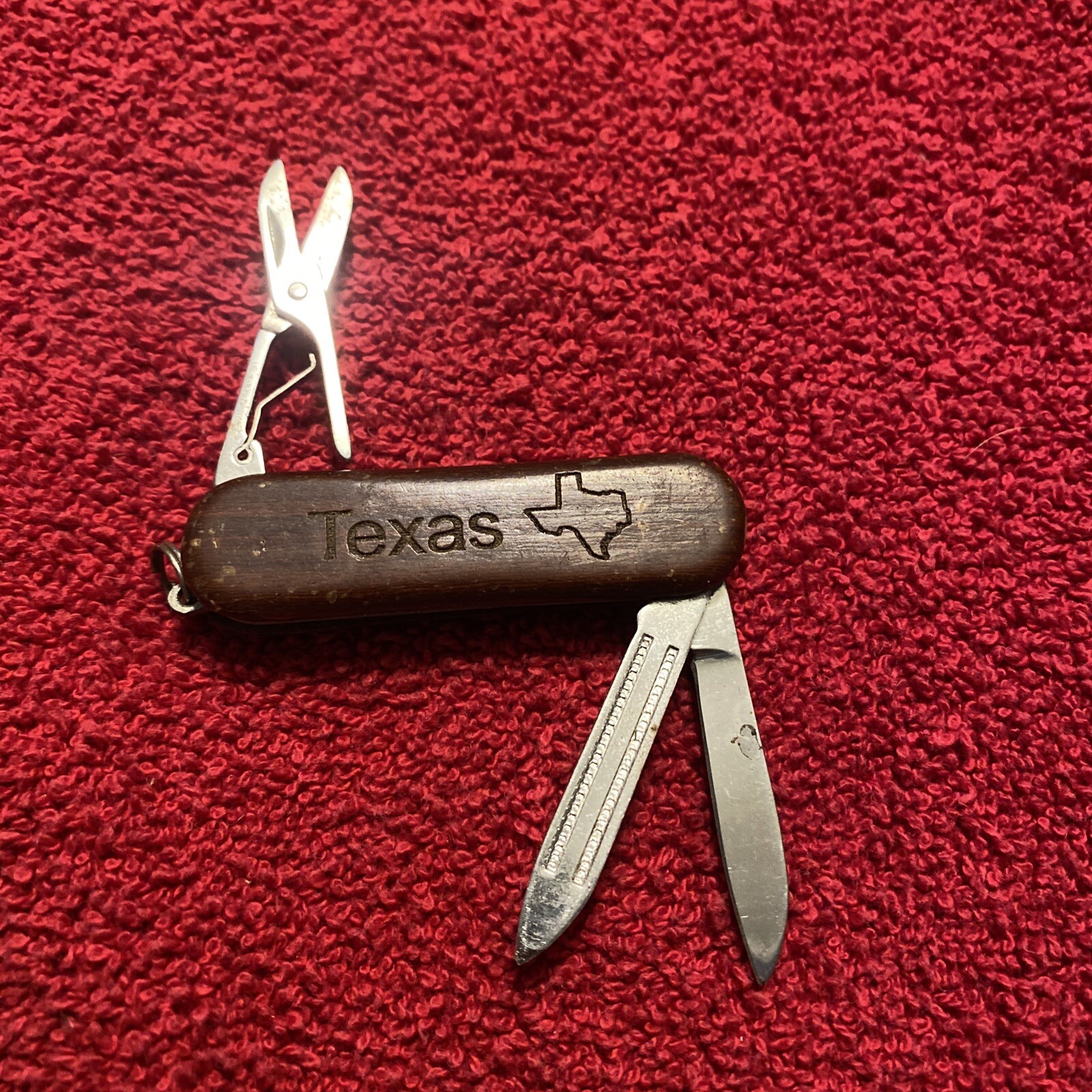 MULTI TOOL POCKET Knife 5 Function BLACK Stainless China Texas/Janet On Sides