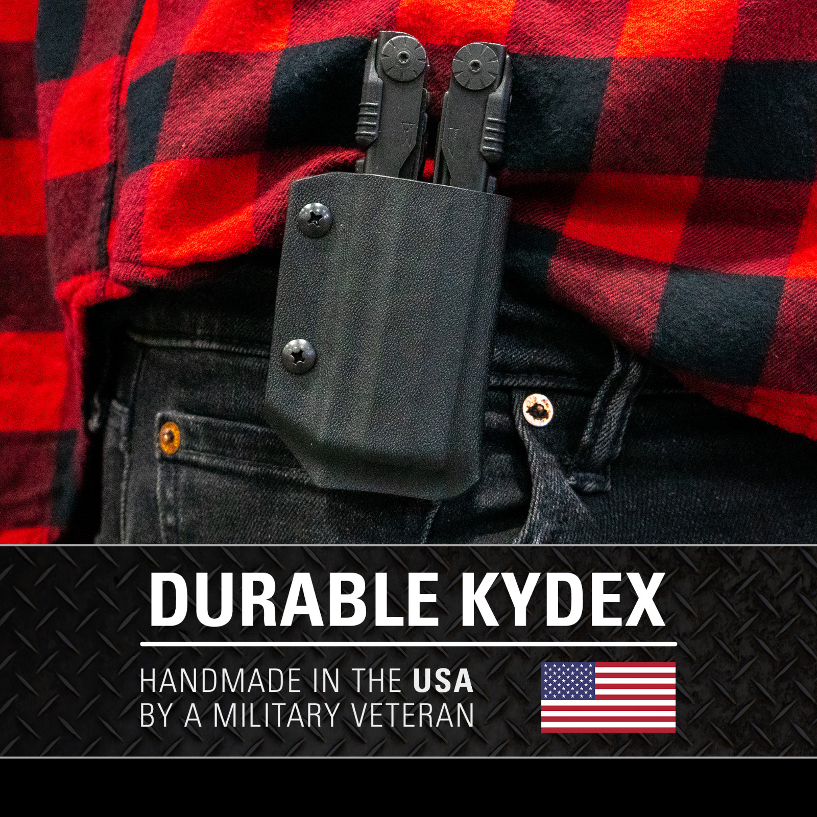 Clip & Carry Kydex Multitool Sheath – For the Gerber Diesel – USA Made