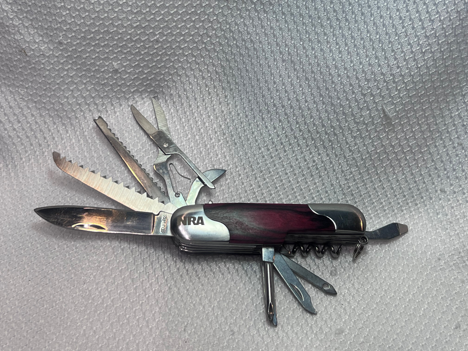 Camping Survivalist Lot NRA Flashlight Knife Multi tool & Folding HOBO Utensil