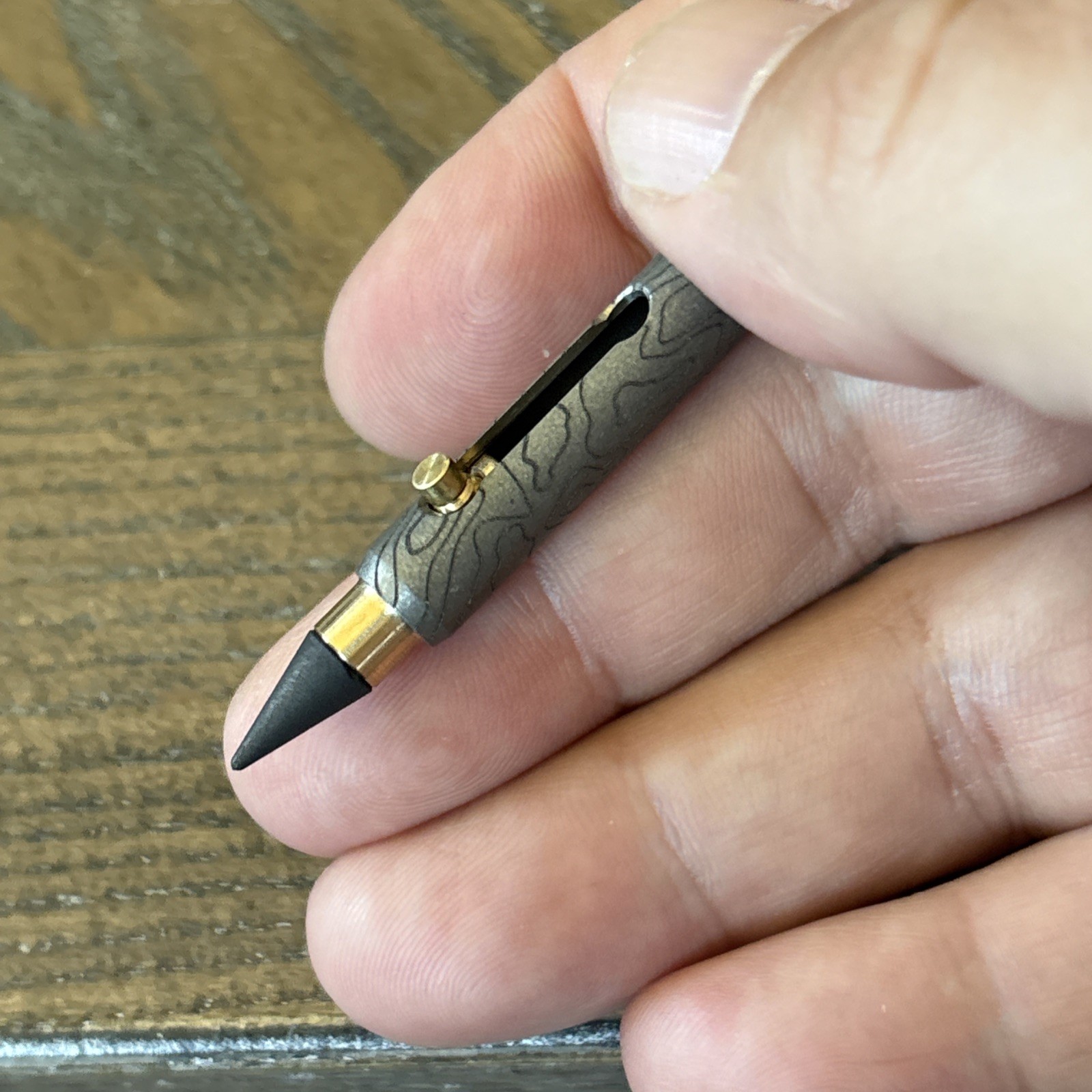 Maratac Ultem Pen Driver, 4 Bits New Pattern + Titanium Forever Graphite Pencil