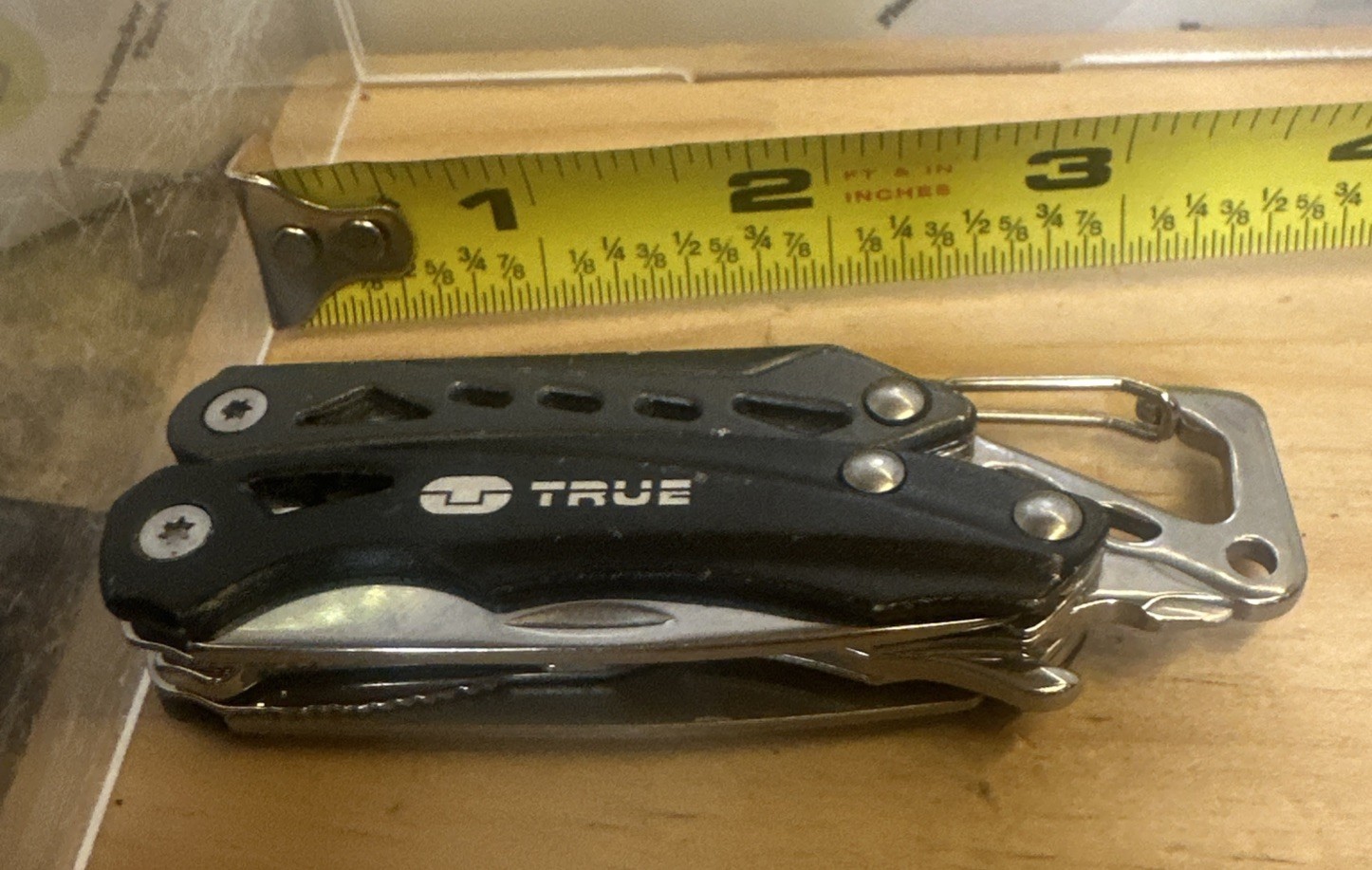 True Utility Multi Tool Pocket Set Seven in One 2” Knife, 3.25” Closed