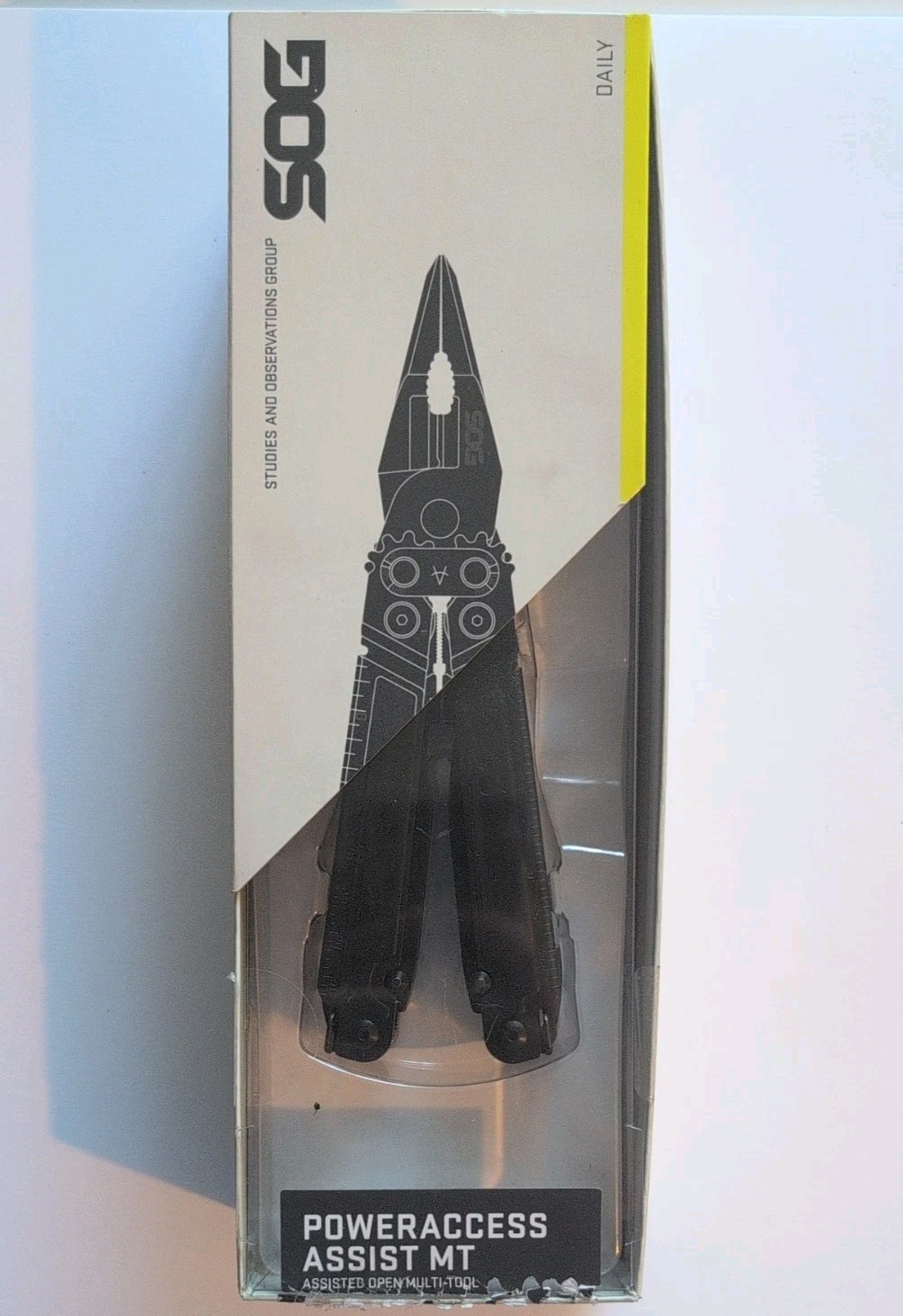 SOG Power Access Assist Solid Black 12-Function Multi-Tool Pliers – PA3002-CP