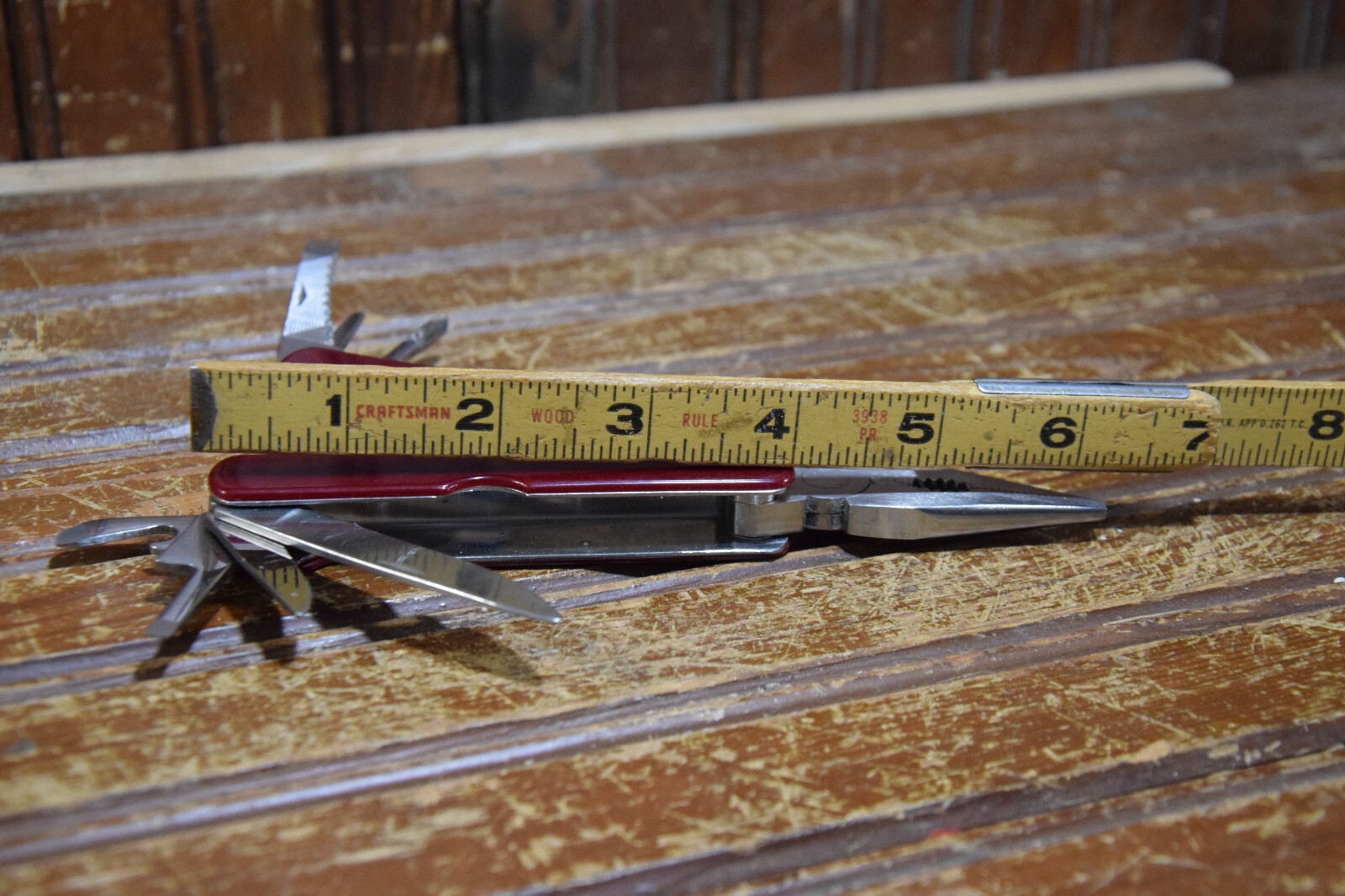 MULTI TOOL 12 FUNCTION POCKET KNIFE SAW SCREWDRIVER OPENER PLIERS WIRE CUTTER