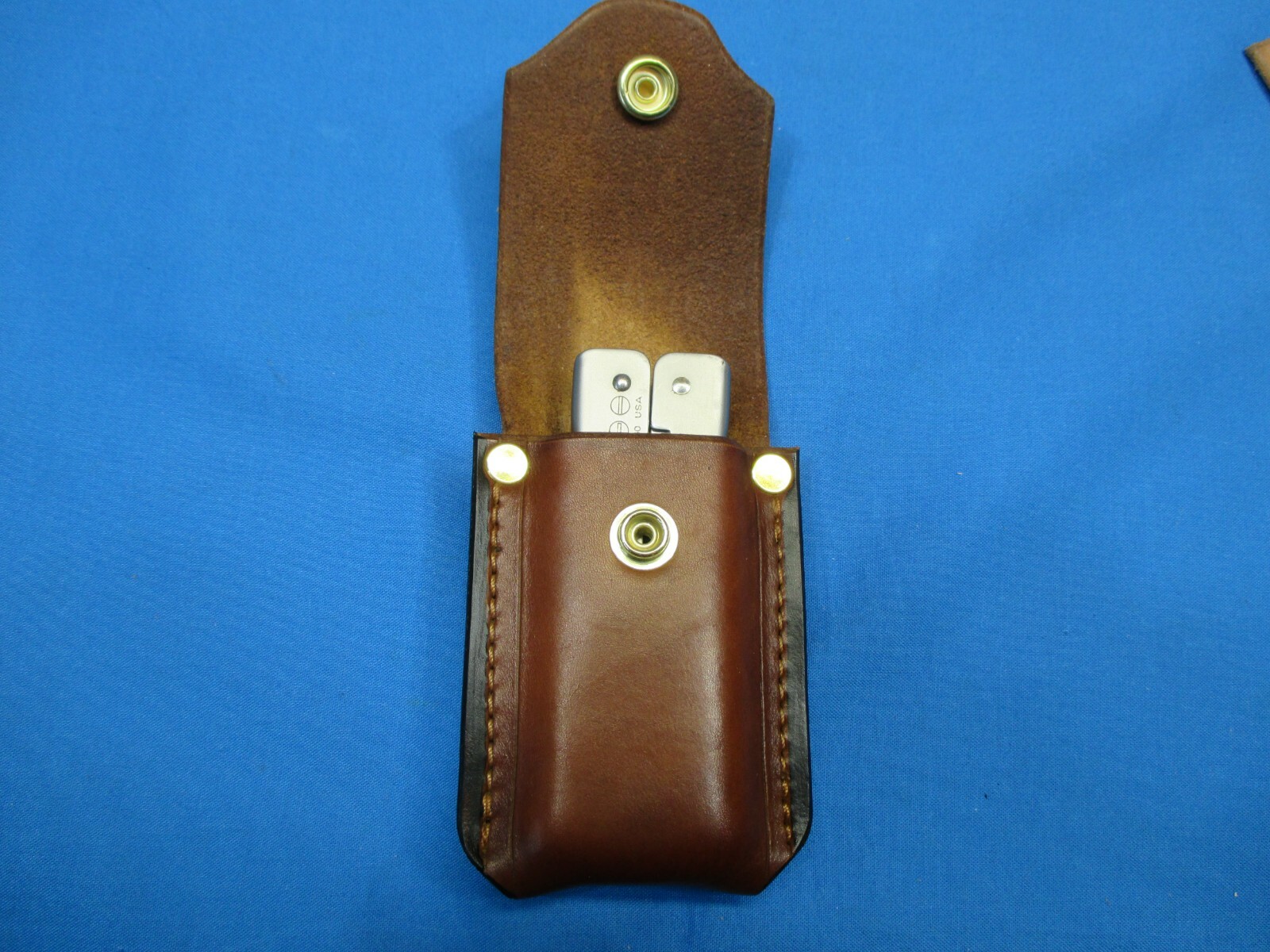 Leather Sheath for BUCKTOOL # 360 Multiplier Handmade R&L Handed, BROWN