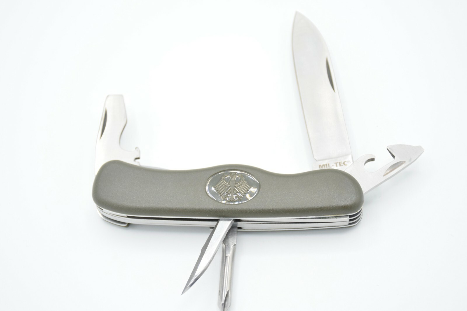 GERMAN BUNDESWEHR MULTI TOOL/KNIFE TOOL O.D GREEN GERMAN ARMY KNIFE SCREW DRIVER