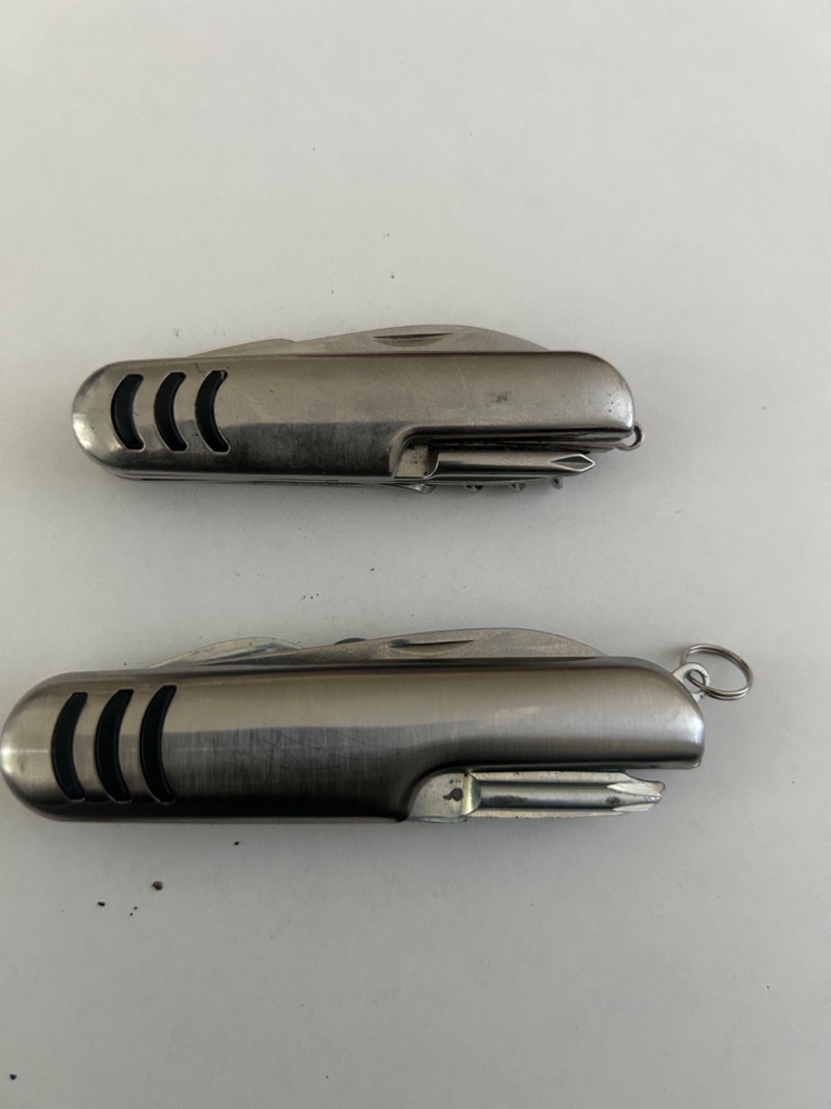 pair o 8IN1 MULTI USE KNIFE EDC HIKING SPORT CAMPING BOY SCOUT TOOL BENCH POCKET