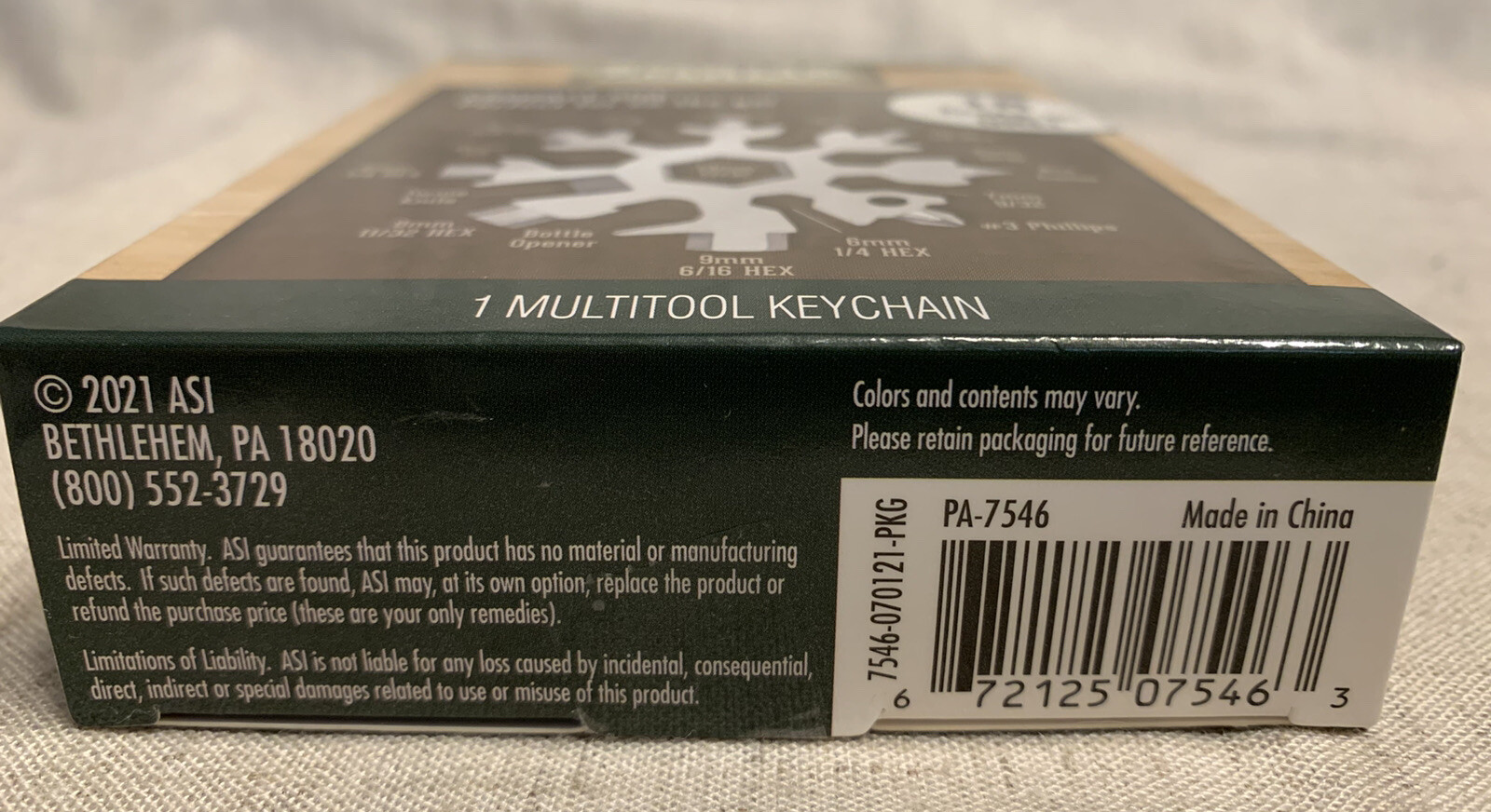 Key Chain Pocket Multi-Tool 18 Tools in One! Compact Size