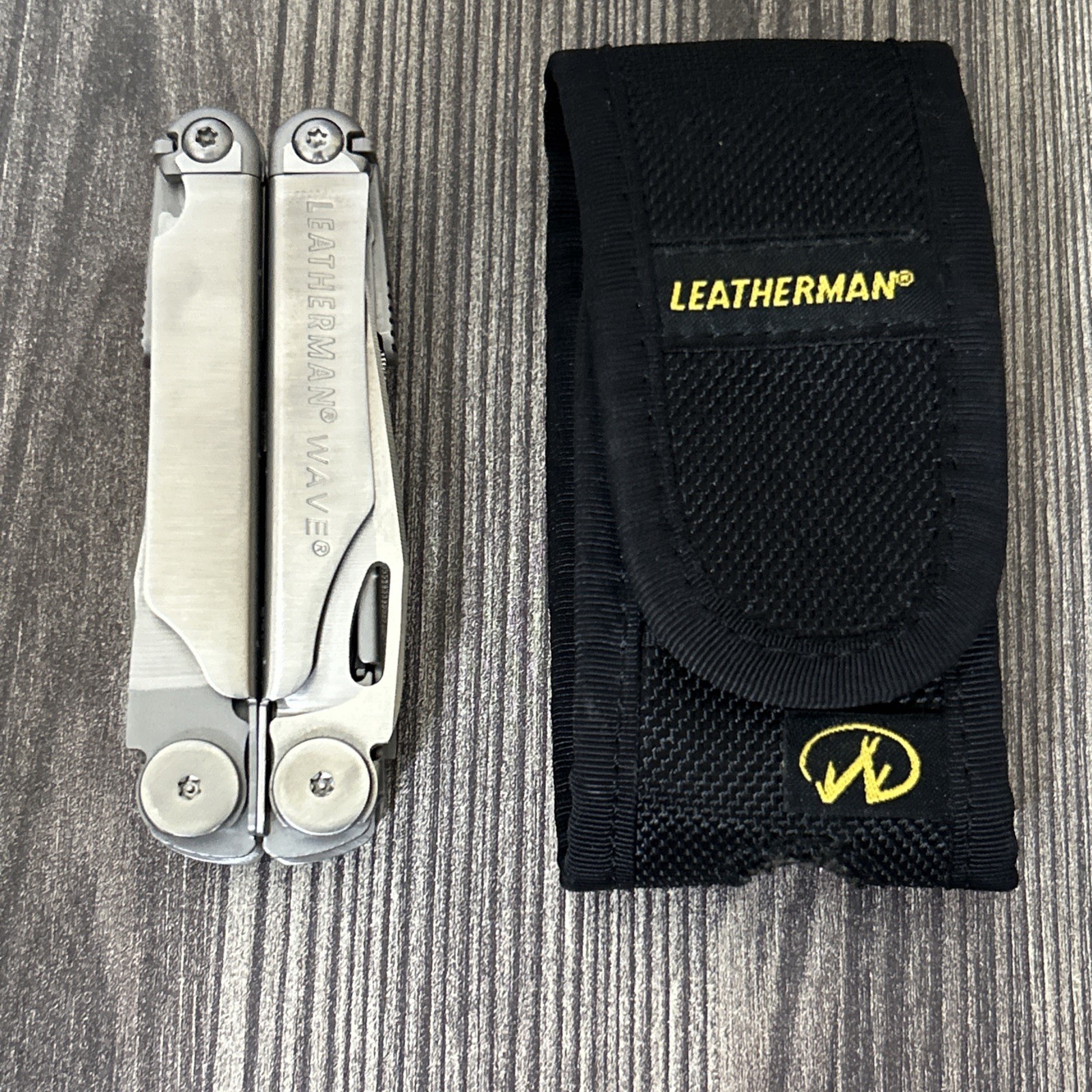 Leatherman Wave Original Personal Logo W/Sheath NOS No Box