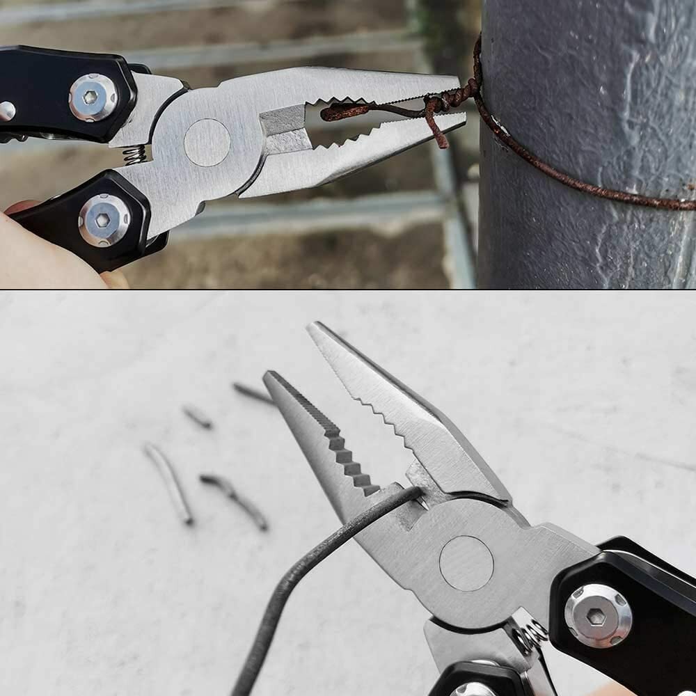 15 in 1 Multi Tool Kit Pliers Pocket Knife Folding Screwdriver Multi-functional