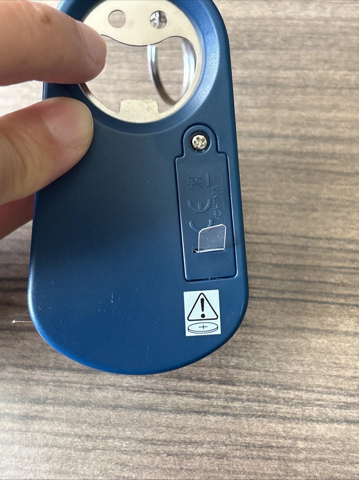 Santa Fe Tourism Blue Multi Tool Keychain Bottle Opener Light Tape Measure