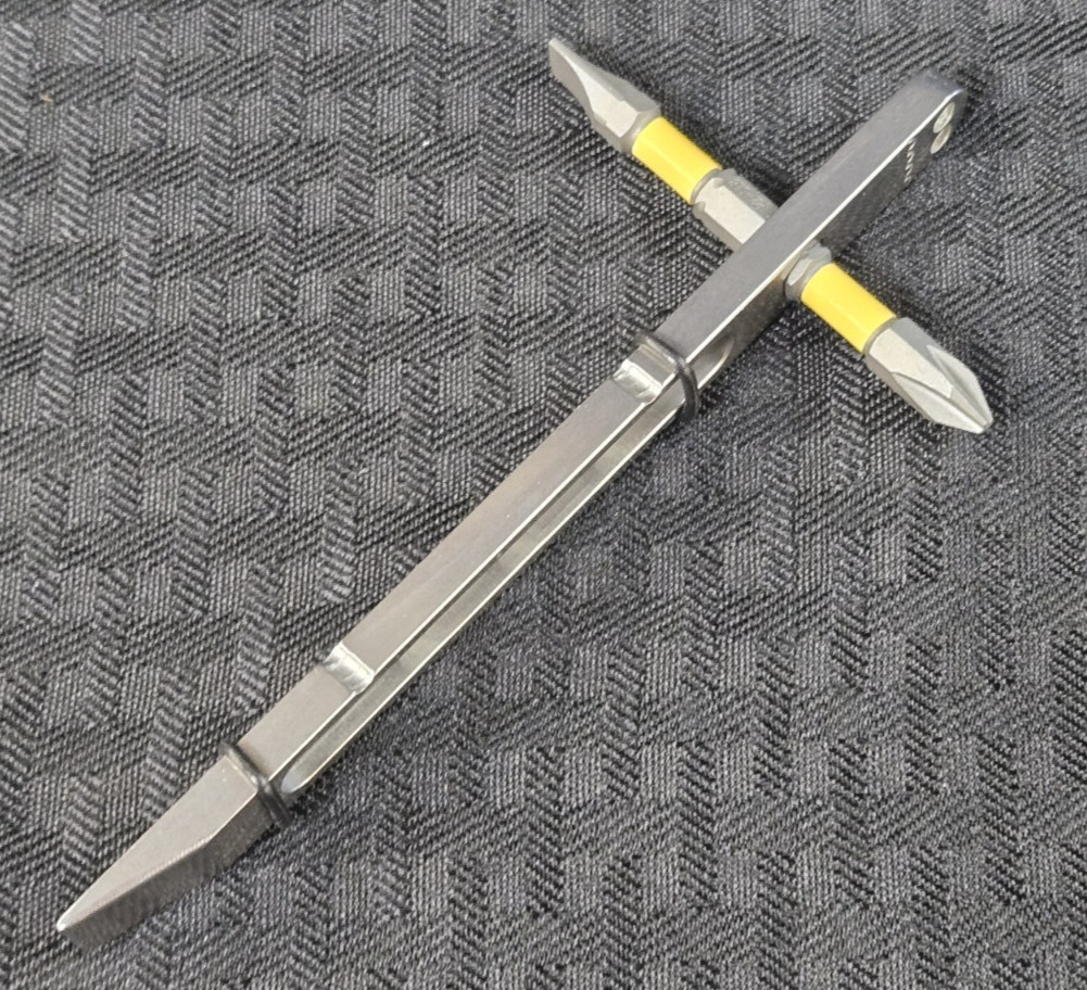 EDC Custom Pry Bar Tool, Made in CPM154