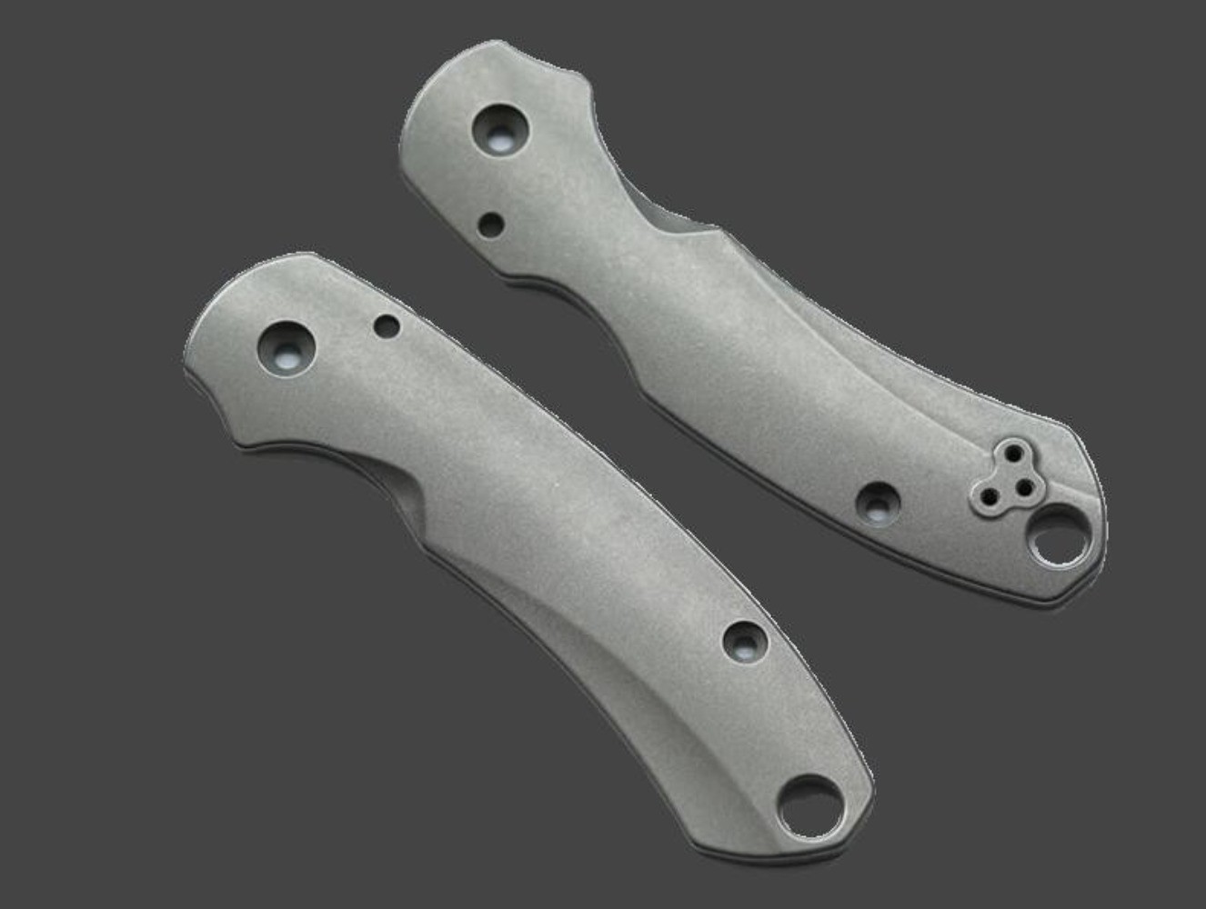 1 Pair Custom Made TC4 Handle Scales for Spyderco C223 Para3