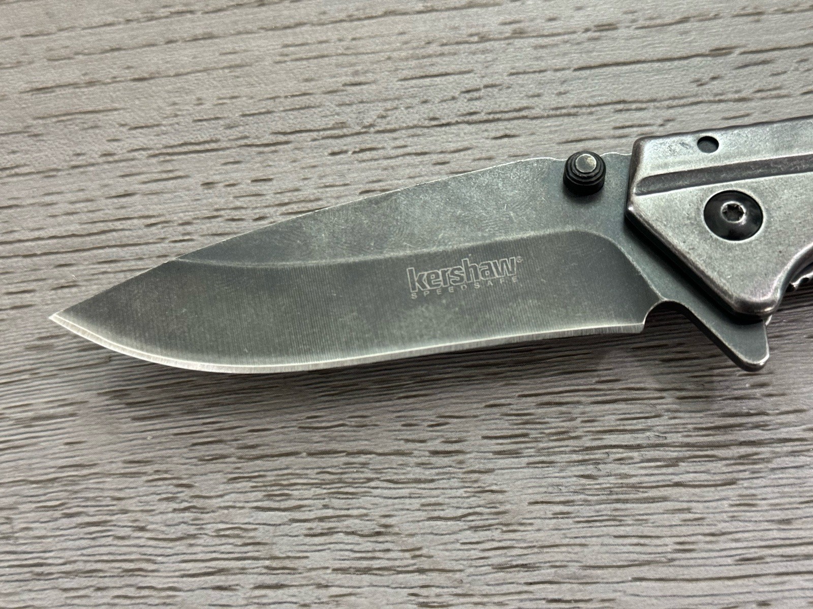 Kershaw 1306BW Filter KAI Patented 3Cr13 SpeedSafe A/O Folding Pocket Knife