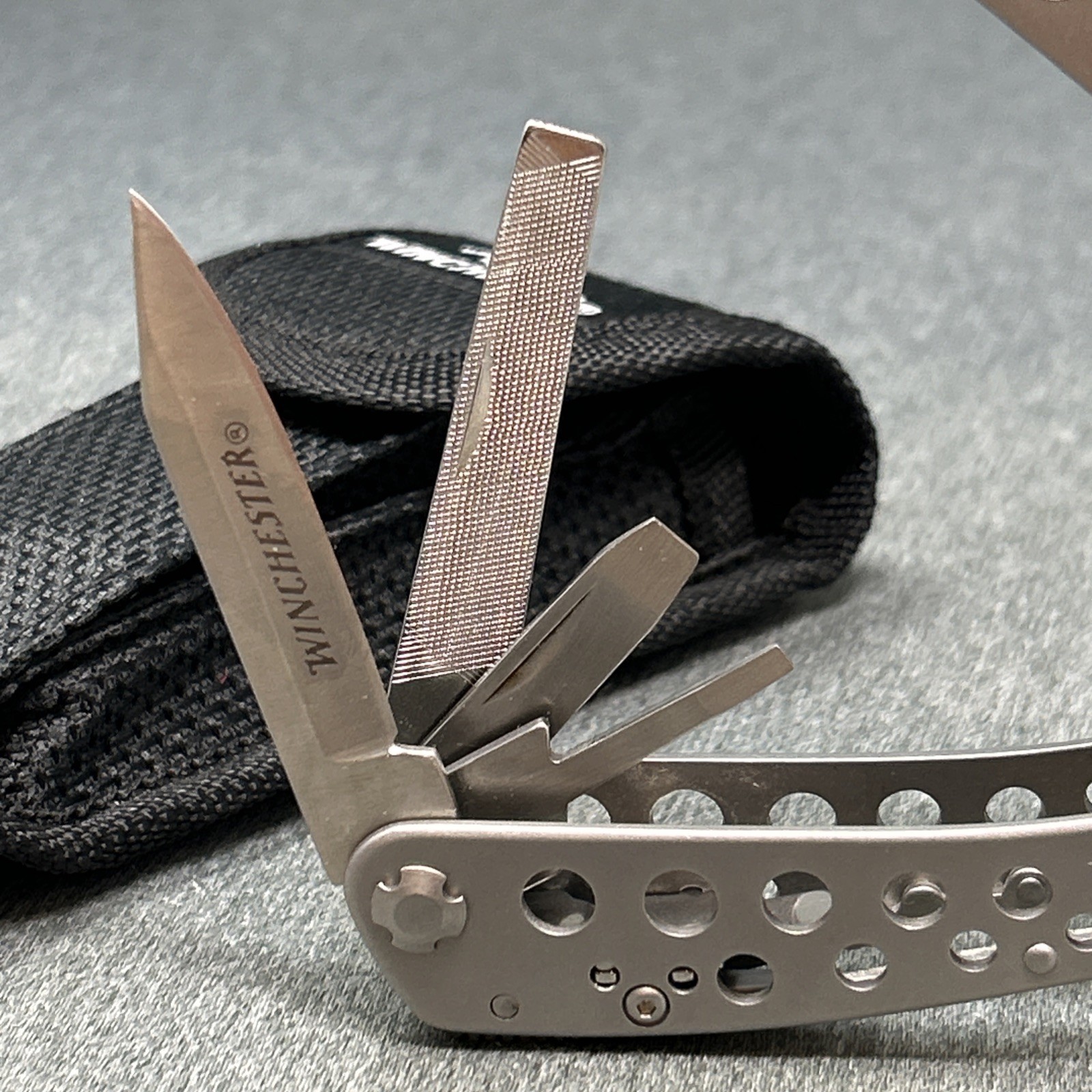Winchester Stainless Multi Function Tool Folding Pliers Pocket Utility Knife