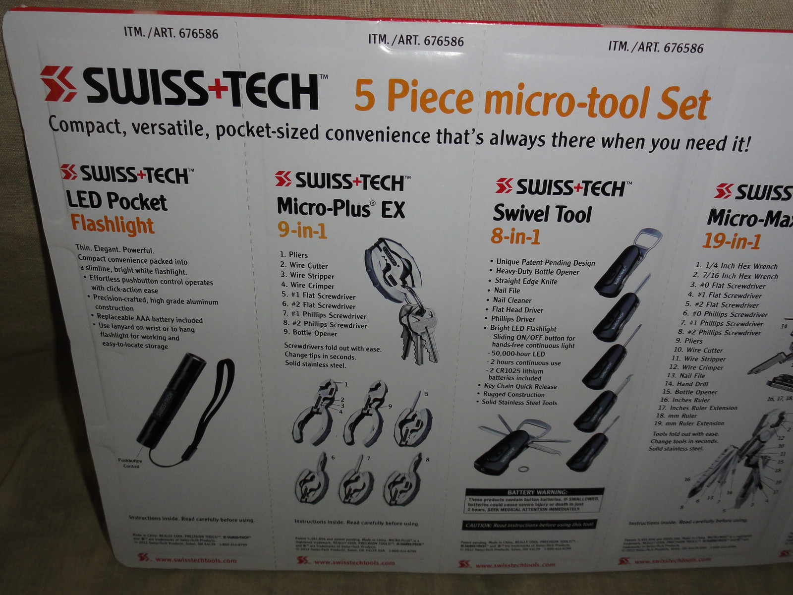 Precision Tools – Micro-tool Set, 5 Piece by Swiss+Tech