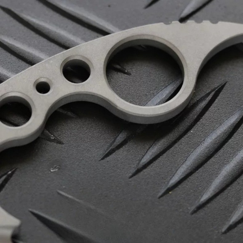 Customization – Titanium Alloy EDC Tool Blunt Tool Training Props – Not polished