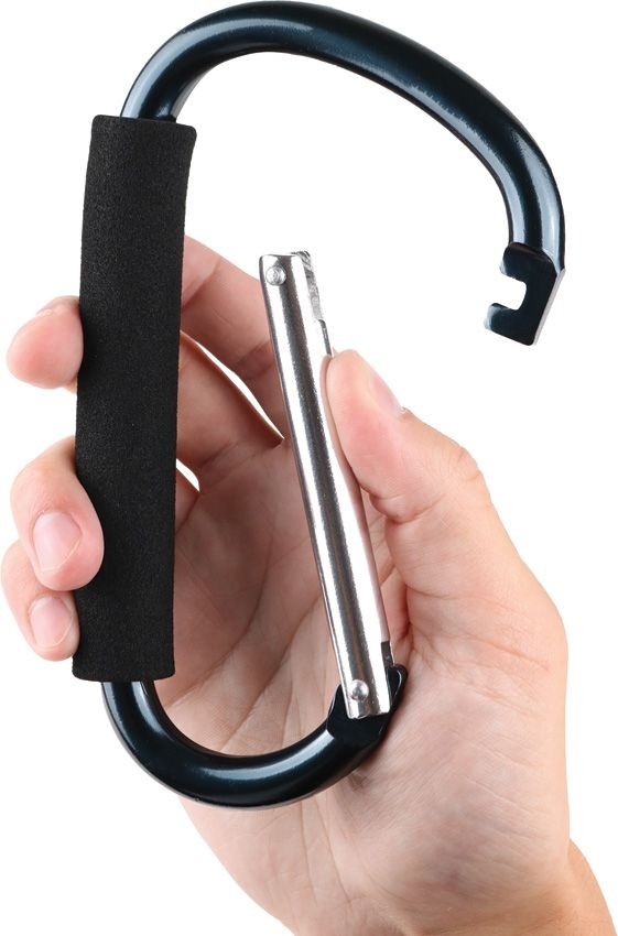Carabiner | Coghlan’s 6.5″ Large Handle Carry Biner Padded For Heavy Gear Blue