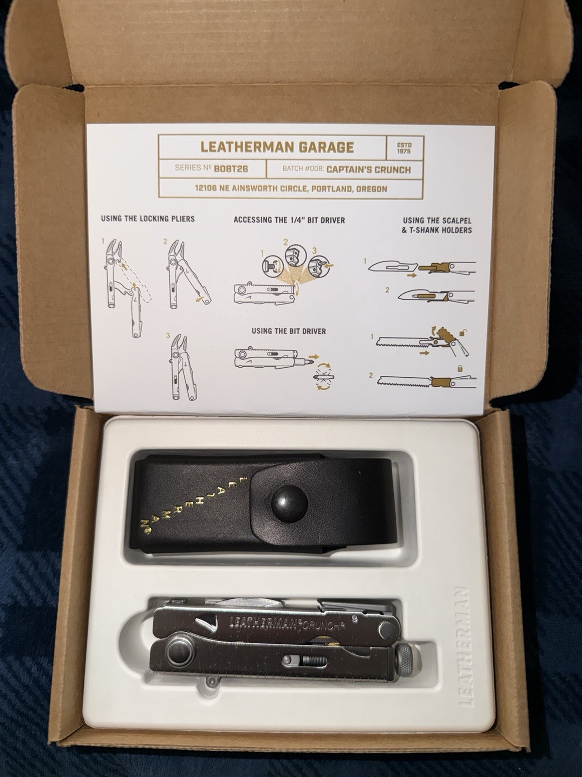 Leatherman Garage Batch #008 Captain’s Crunch Limited Edition – New & In-hand!
