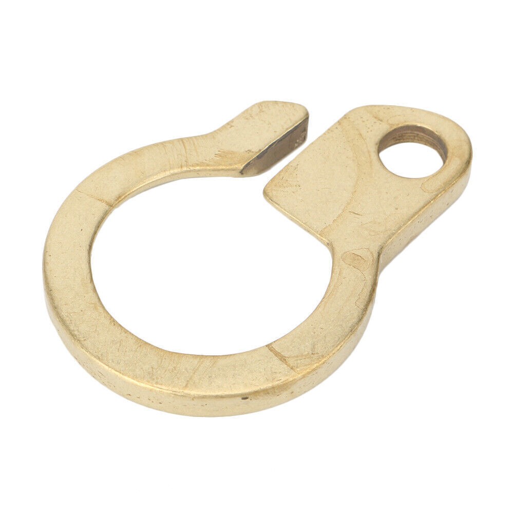 Gold Key Chain Carabiner Bottle Opener Tool EDC Outdoor Solid Brass New