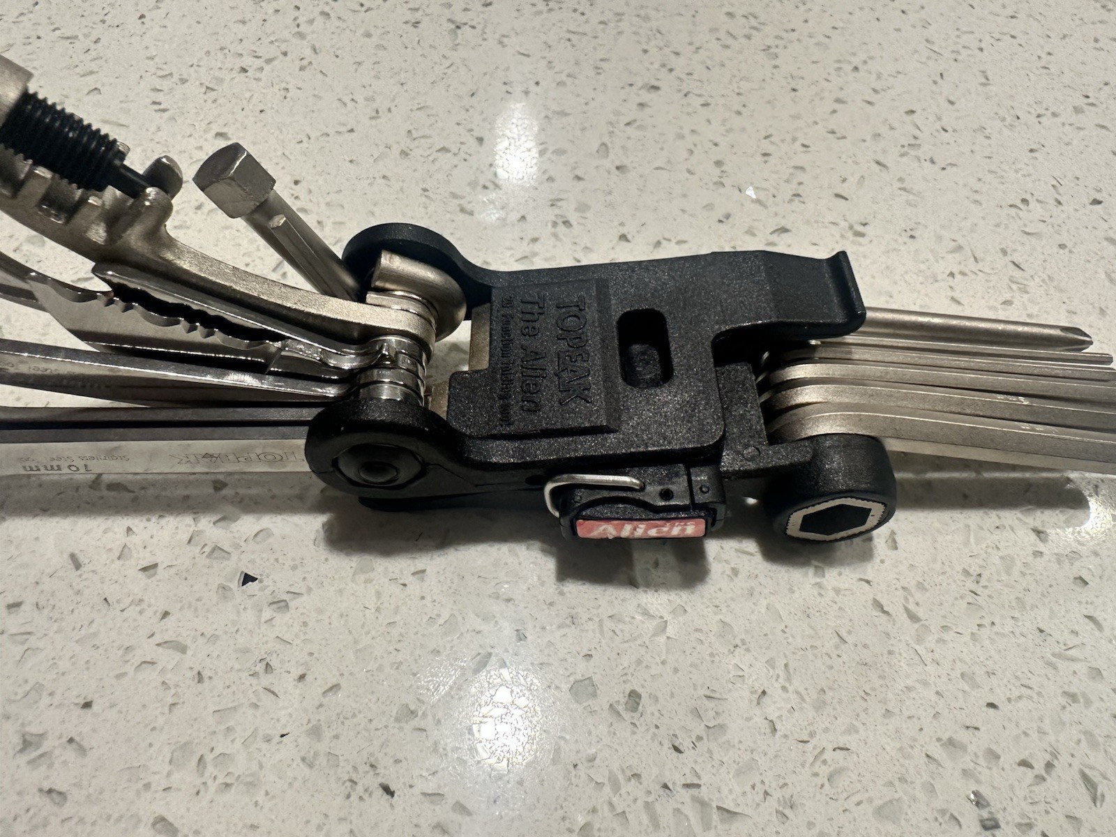 TOPEAK BICYCLE TOOL THE ALIEN 20 FUNCTION FOLDING TOOL WITH CASE