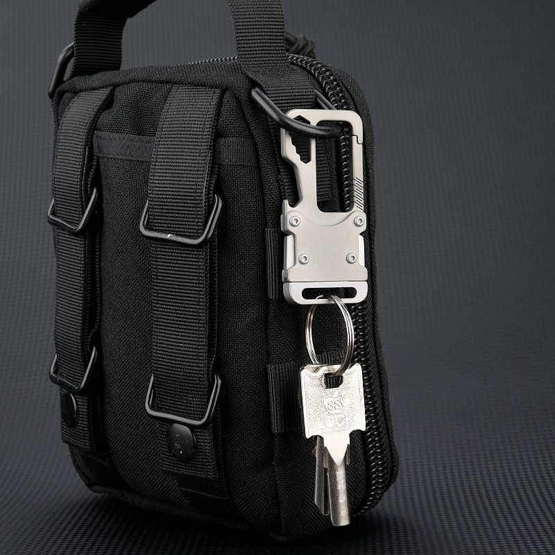 Titanium alloy EDC Tool with Hex Wrenches M3/4/5 Keychain Survival Multi-tool