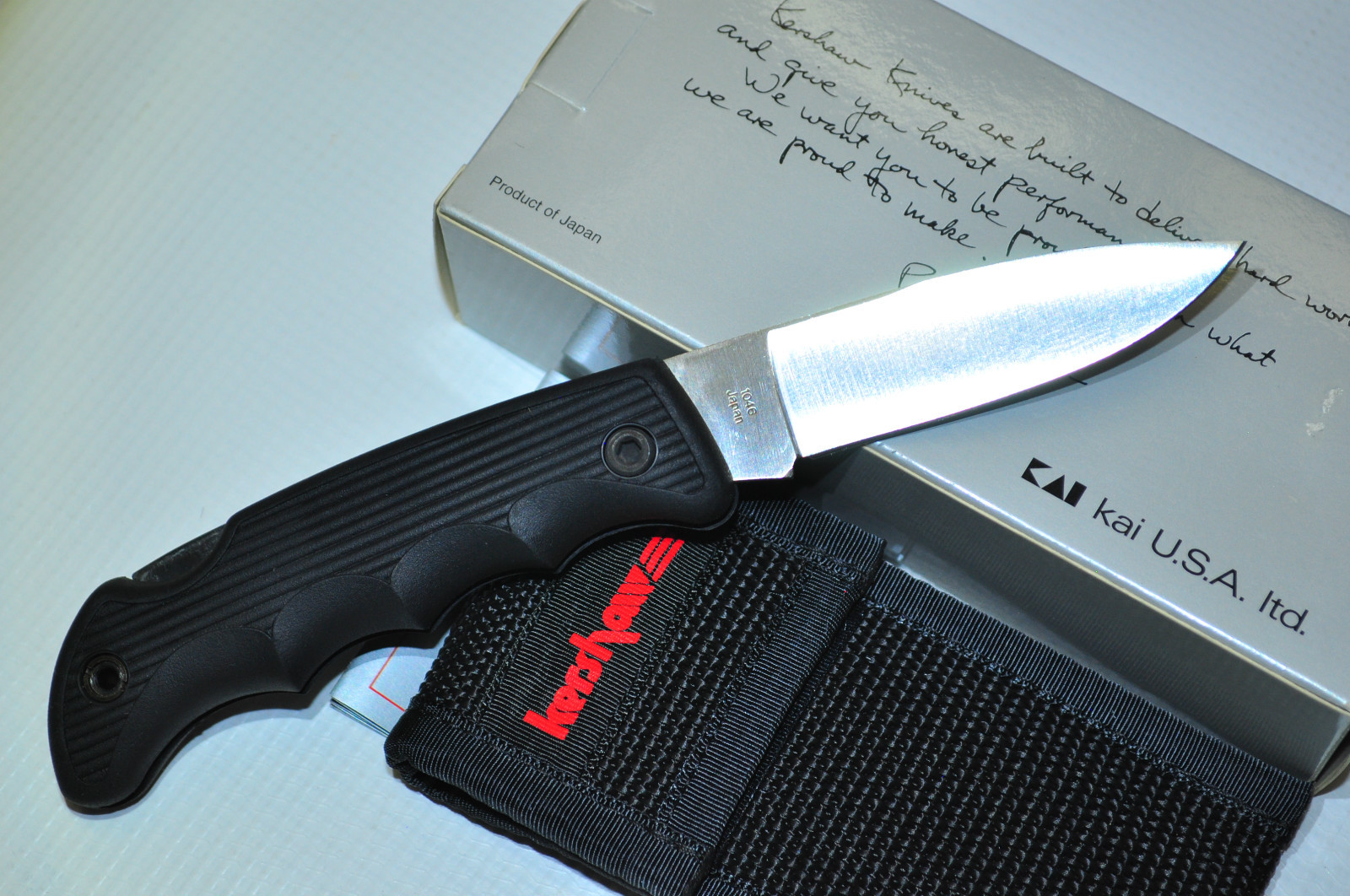 KERSHAW 1046 ELK SPRING LOCKBACK FOLDER PLAIN BLADE KNIFE MADE IN JAPAN