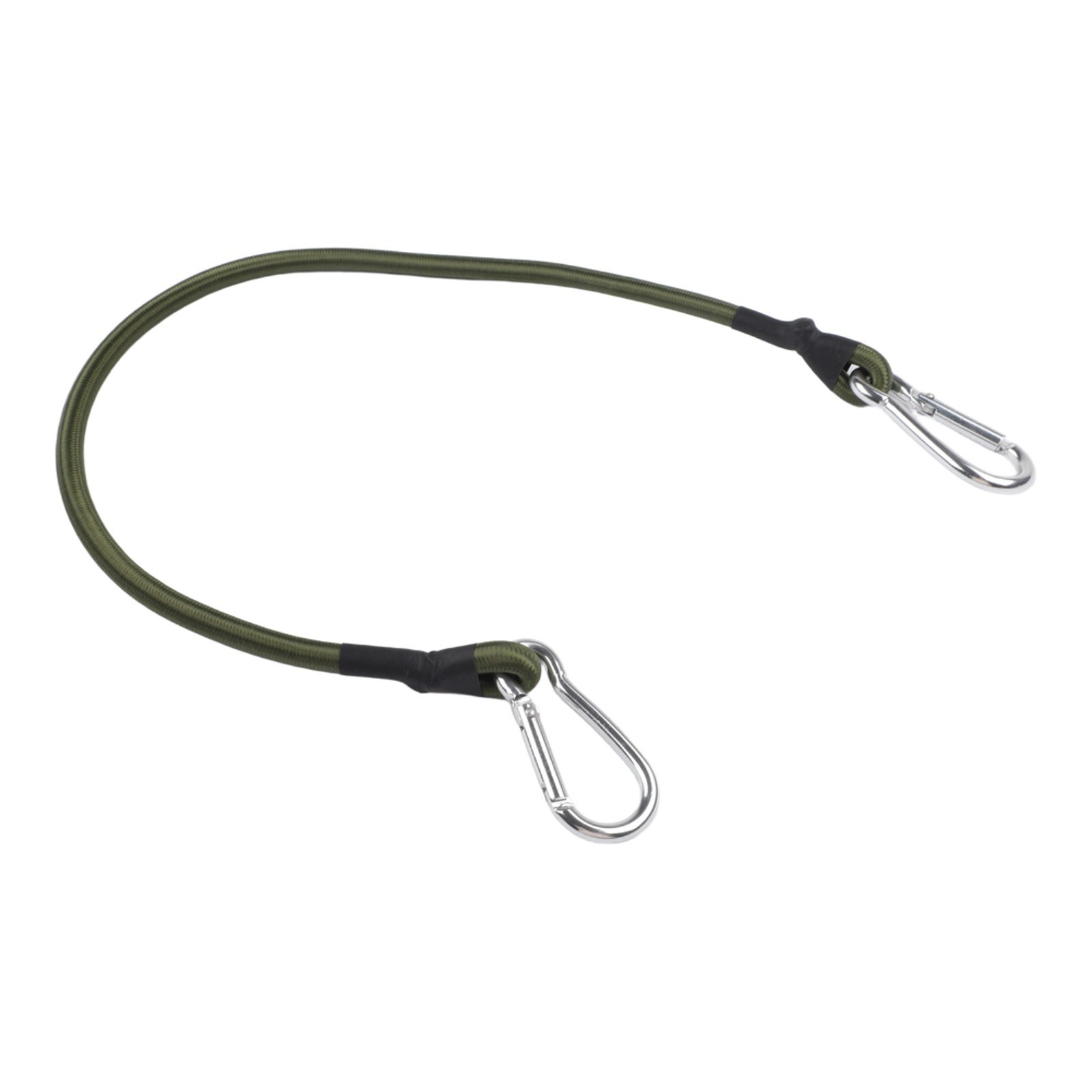Strong Elastic Rope with Carabiner Hooks 8mm Thick for Outdoor Luggage Tie Down
