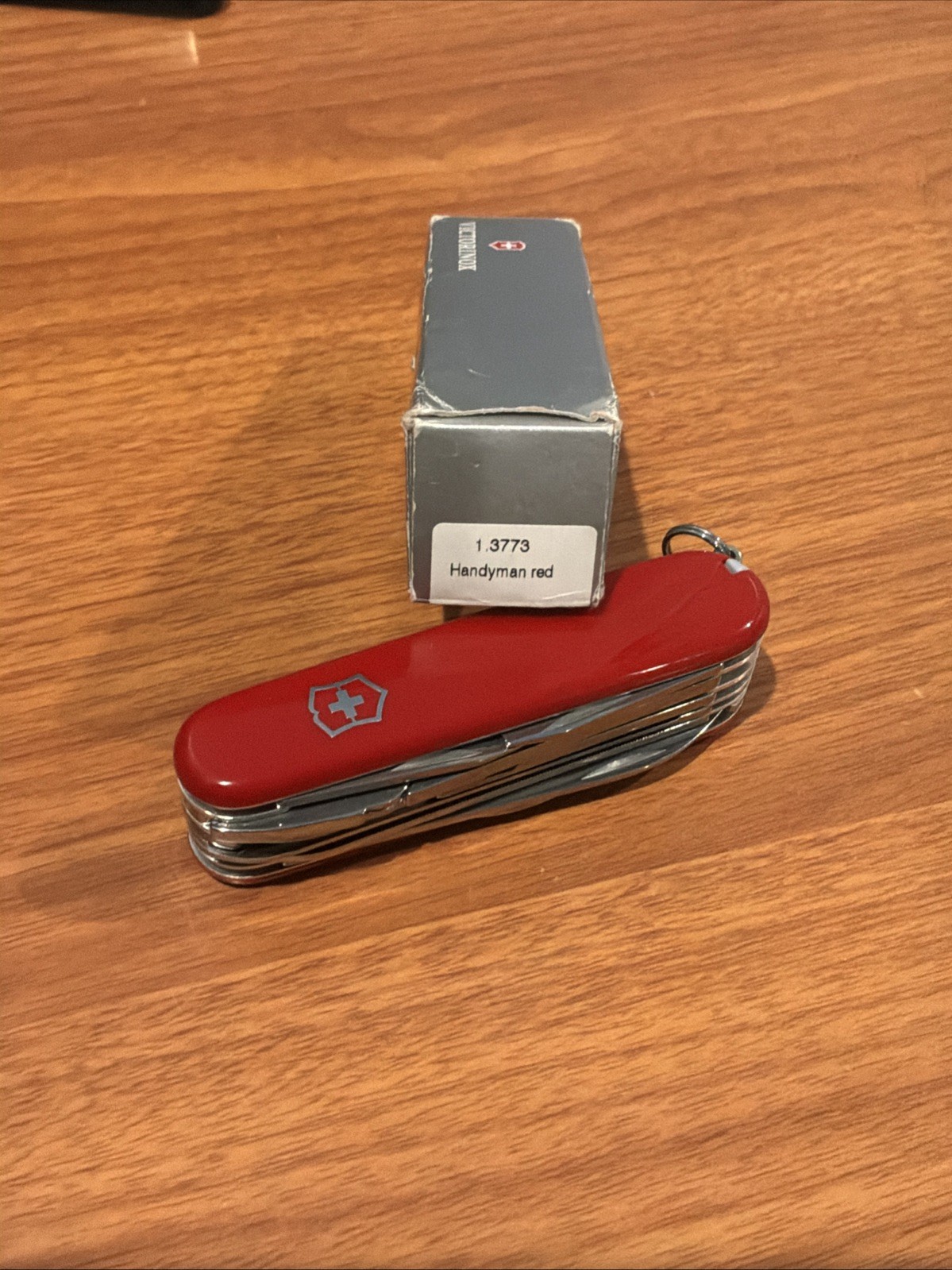 Victorinox Swiss Army Knife 1.3773 Red Handyman, 24 Functions 91mm New In Box