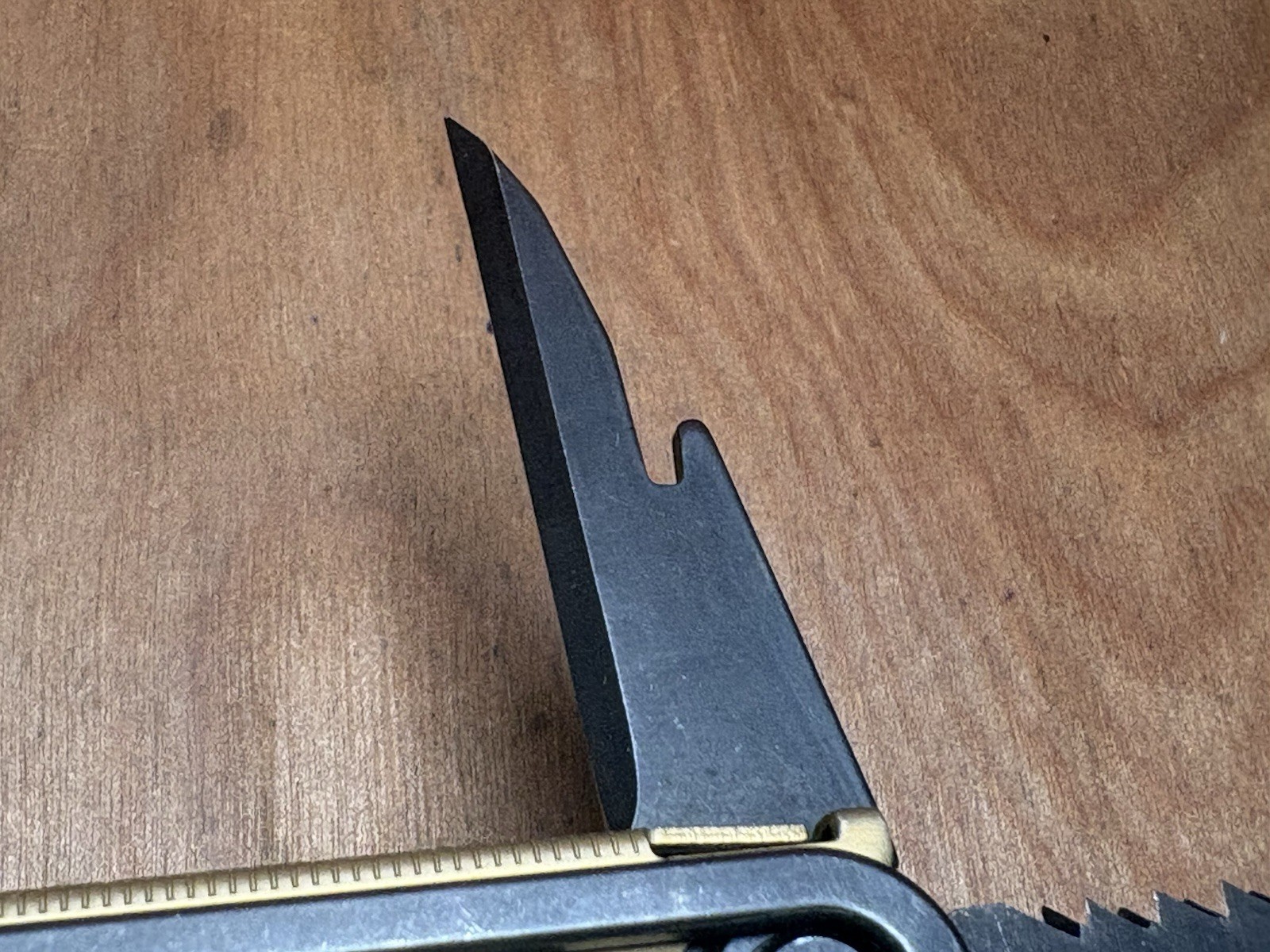 Gerber STAKE OUT Camp Tool 2.5″ Bronze Plain Blade Carabiner 11 Tools EXCELLENT!