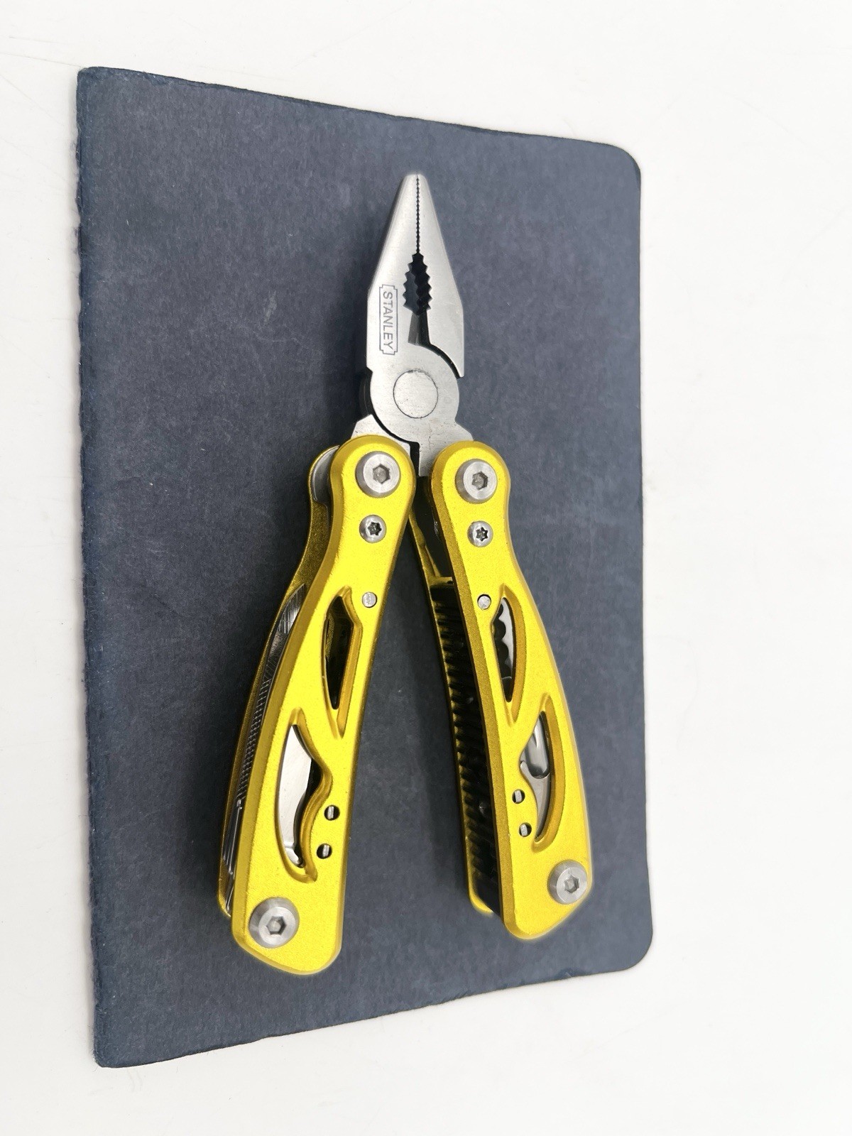 Stanley STHT0-70648 Mini Multi Tool Pliers Folding EDC Knife Screwdriver Yellow