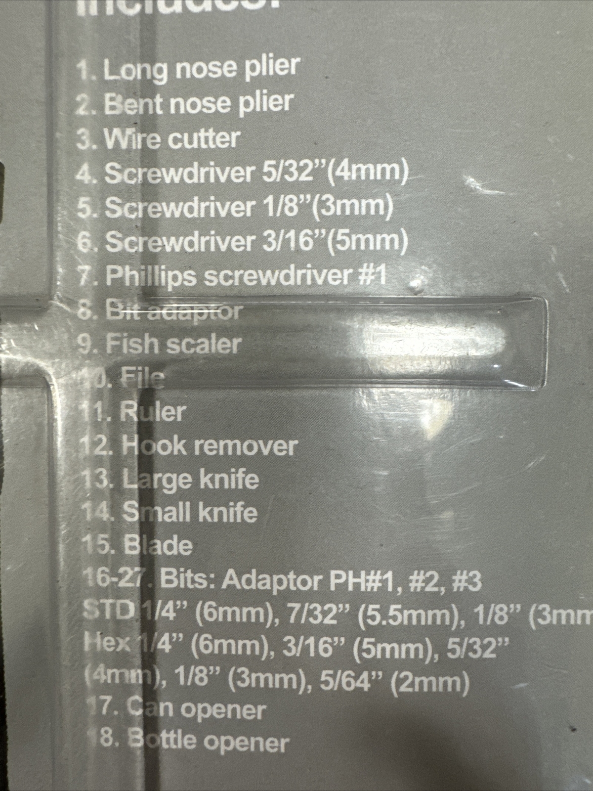 BRAND NEW!!! Stainless SteelMulti Tool Pliers With 29-in-1 11 Piece Bit Kit