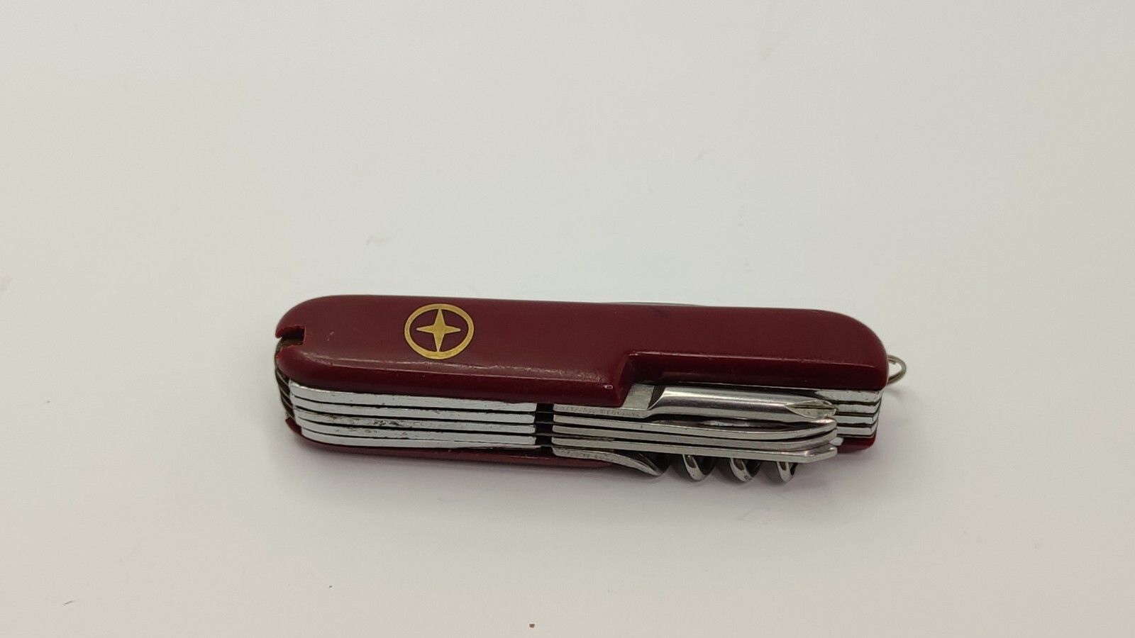 Pocket Knife Diamond Multi-Tool Superior Purpose Red Utility Army Vintage Rarity
