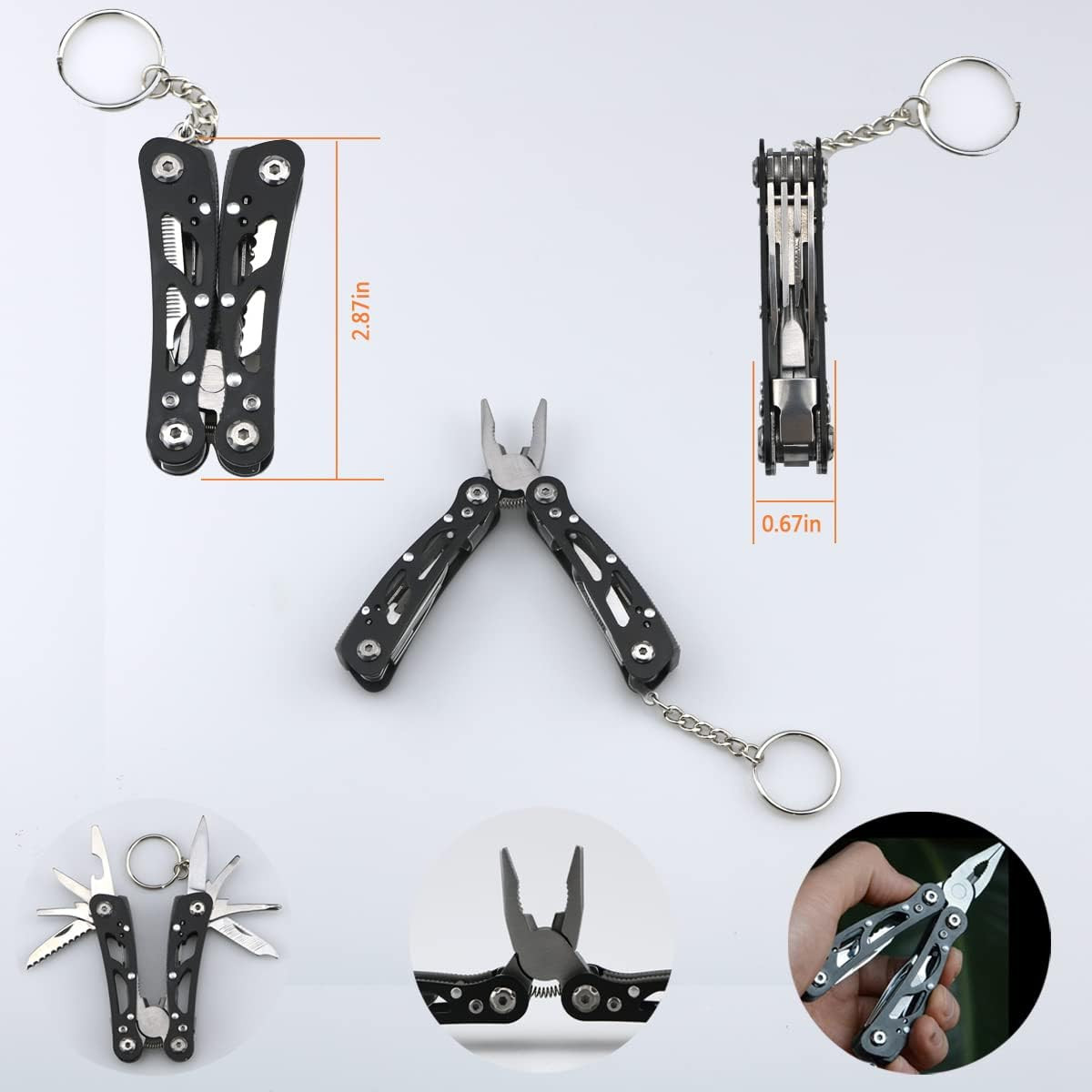Small Multitool Pliers,Outdoor Pocket Multitools Mini Pliers,Best Gifts for Mens