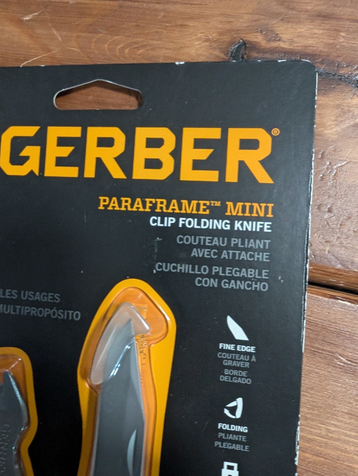 Gerber Paraframe Mini Fine Edge Folder & Shard Silver Combo 31-003531