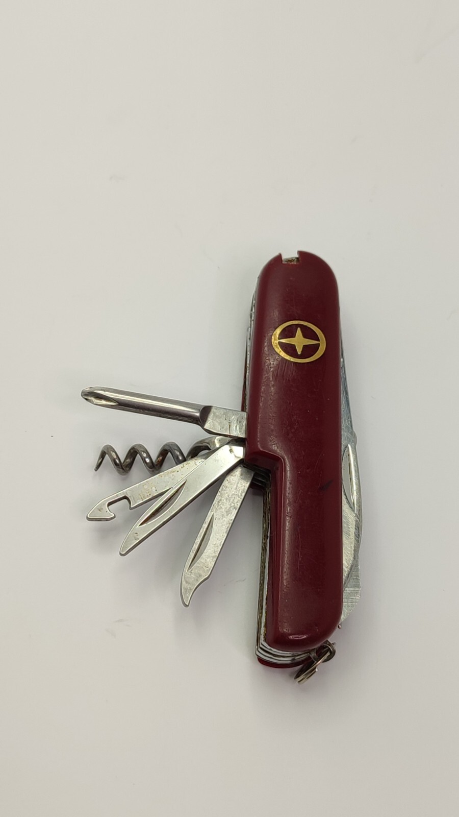 Pocket Knife Diamond Multi-Tool Superior Purpose Red Utility Army Vintage Rarity
