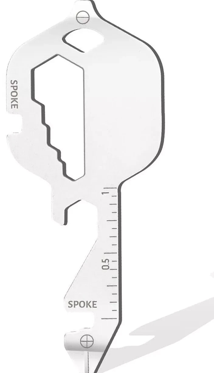 Compact Stainless Steel Multi-tool Key (Silver) Brand New in Box!!