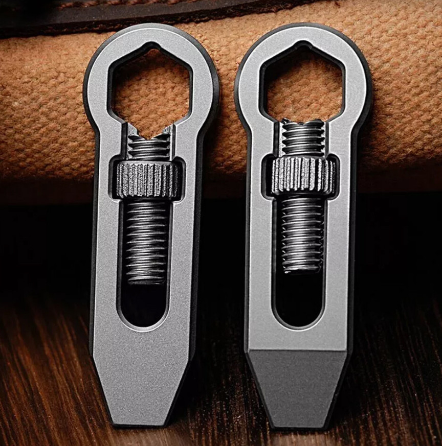 Titanium Alloy Multi Tools Bottle Opener Screwdriver EDC Outdoor Gadget Pocket