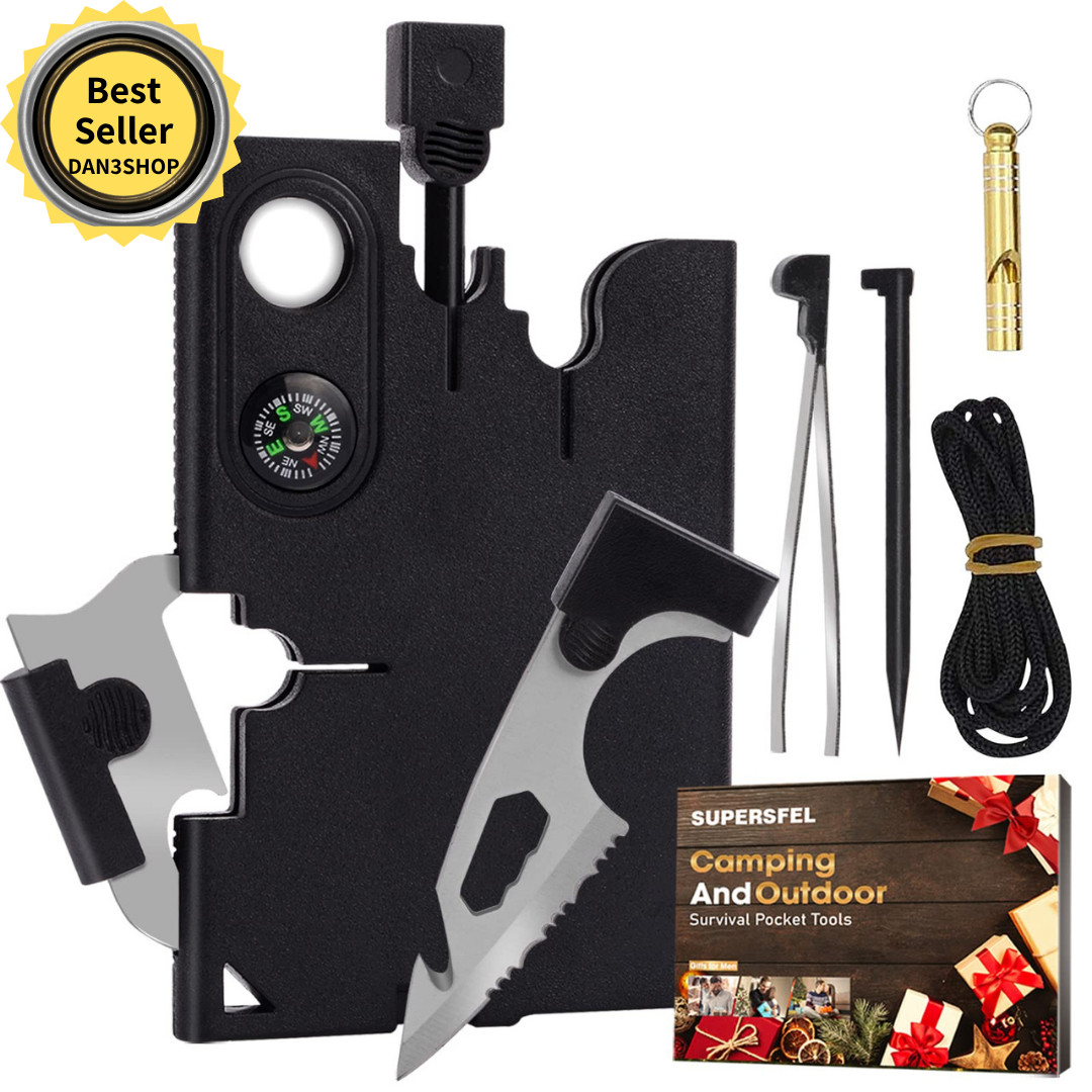 Credit Card Multitool 18 in 1 Cool Gadgets Fathers Gift for Dad Men Useful Gi…