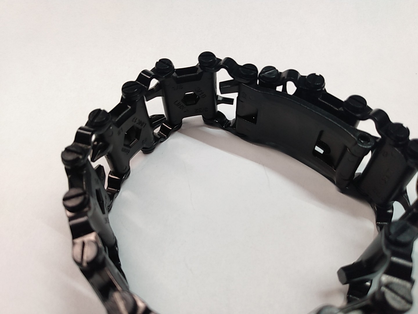 Leatherman Tread STYLE Stainless Steel Multitool Bracelet Black