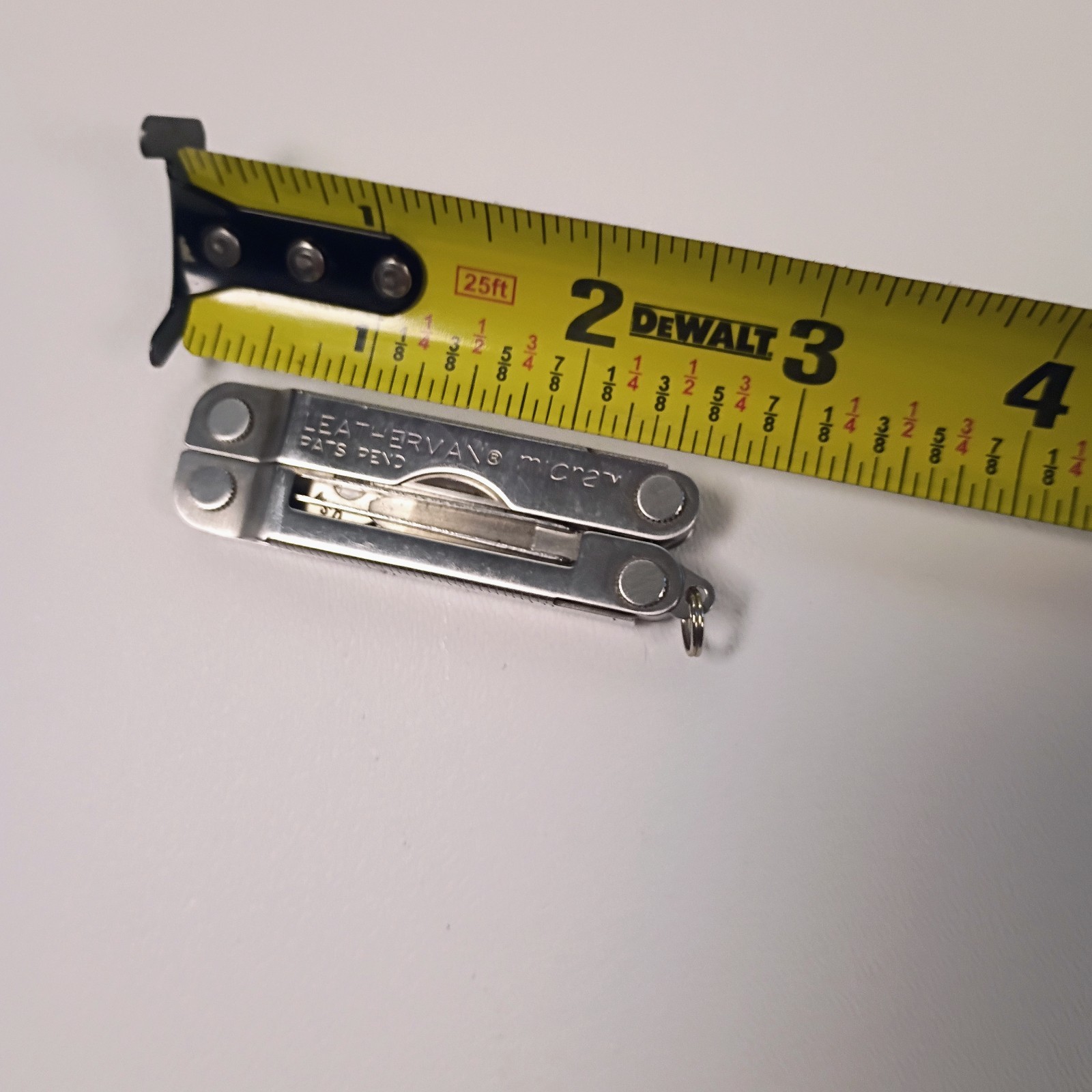 Leatherman Micra + 100% GENUINE Made in USA Exc. Condition Patent Pend Keychain