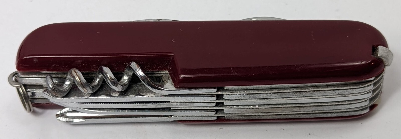 Burgundy Acrylic Handle Stainless Steel Multi-Purpose Tool – 13 Tools