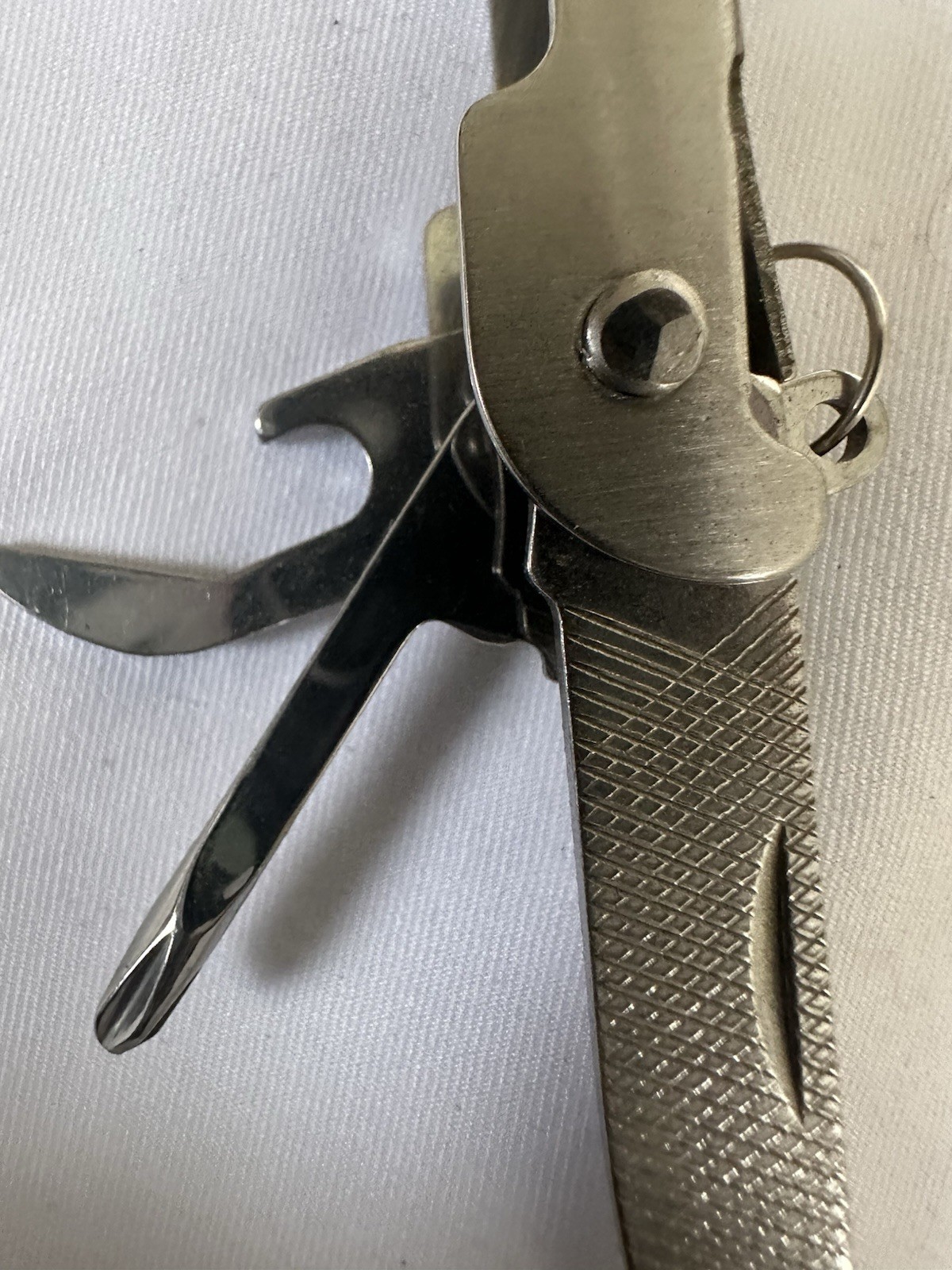 Multi-Tool 10 In 1 Folding Pliers Pocket Utility Knife w/ Sheath Branded “USAA”