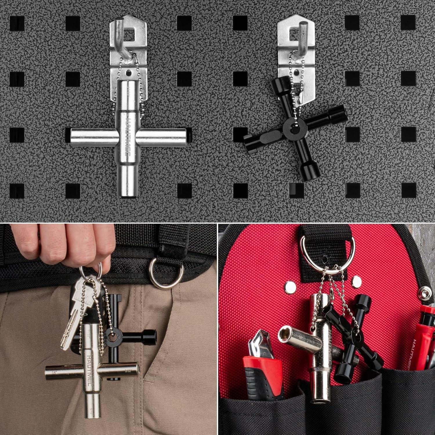 Multipurpose 4-Way Valve Spigot Key Set – Ideal for Emergency Control