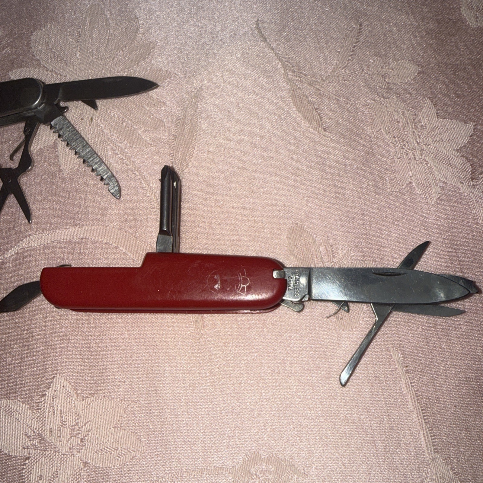 Lot 3 Portable Pocket Outdoor Camping Multi-Purpose Tool Knife Knife EUC