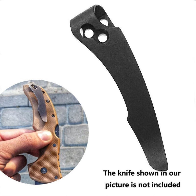 Titanium Alloy Deep Carry Pocket Clip for Cold Steel Recon 1 Folding Knife Parts