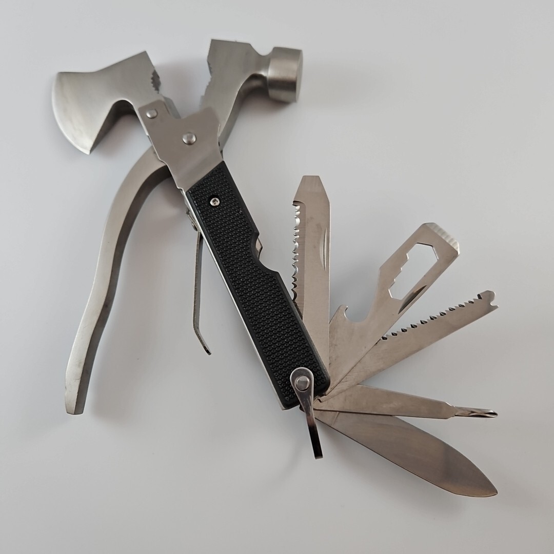 10 In 1 Multifunction Tool W/ Mini Ax & Hammer New In Box