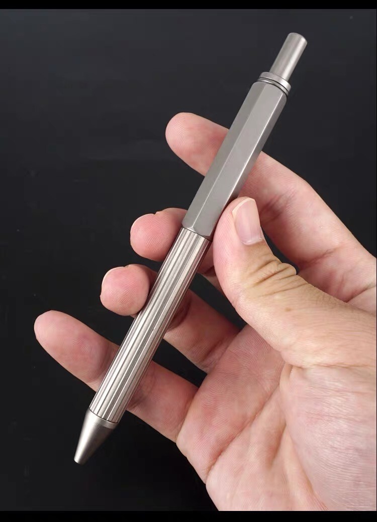 Titanium Alloy Mini Portable Pen Collectible Write Signature EDC Multi-Tool Pen