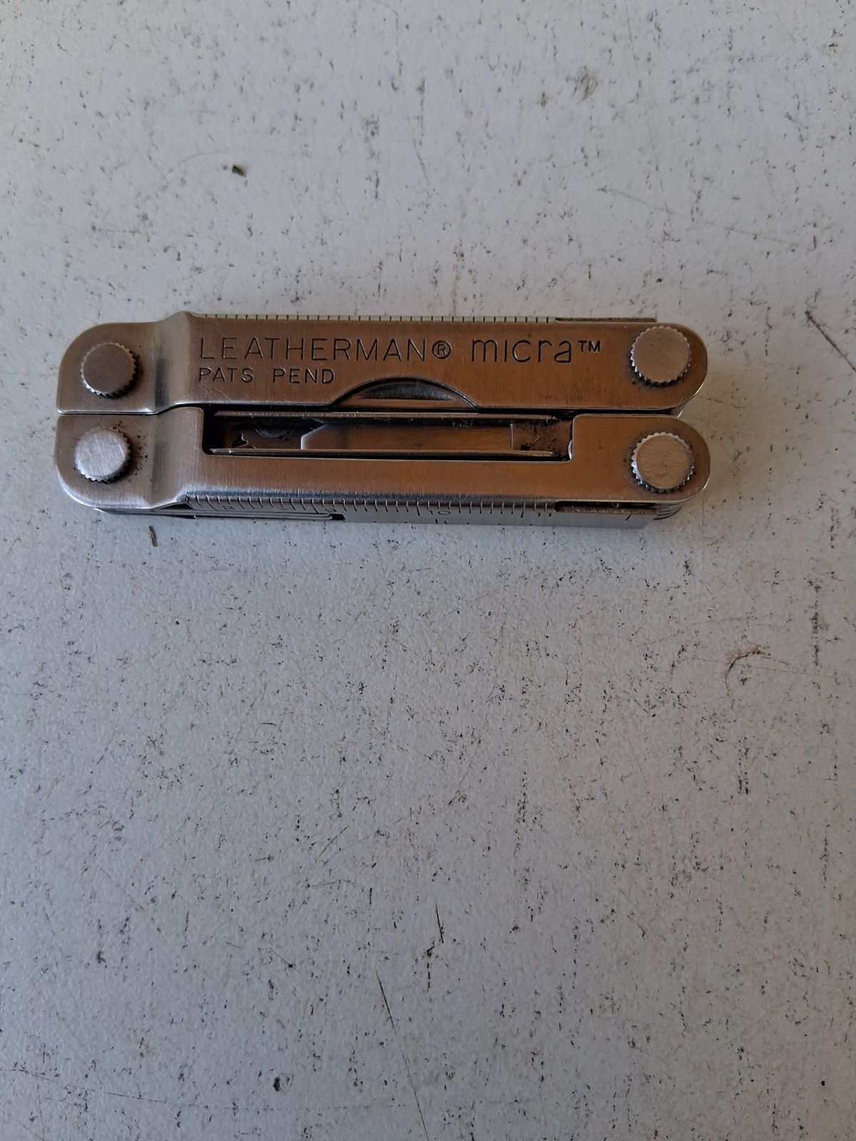 Leatherman Bosch Micra Multi-Tool, Knife, Scissors, Key Ring, Stainless