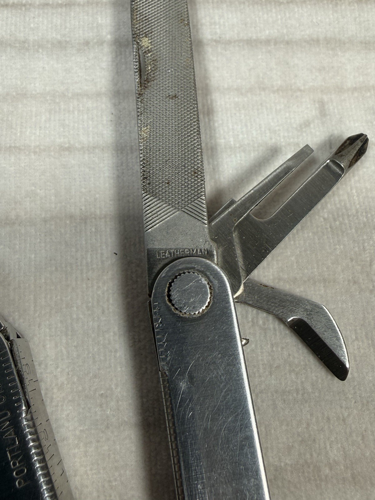 Vintage Original Leatherman Multi-Tool Portland OR “0895” w/ Leather Sheath